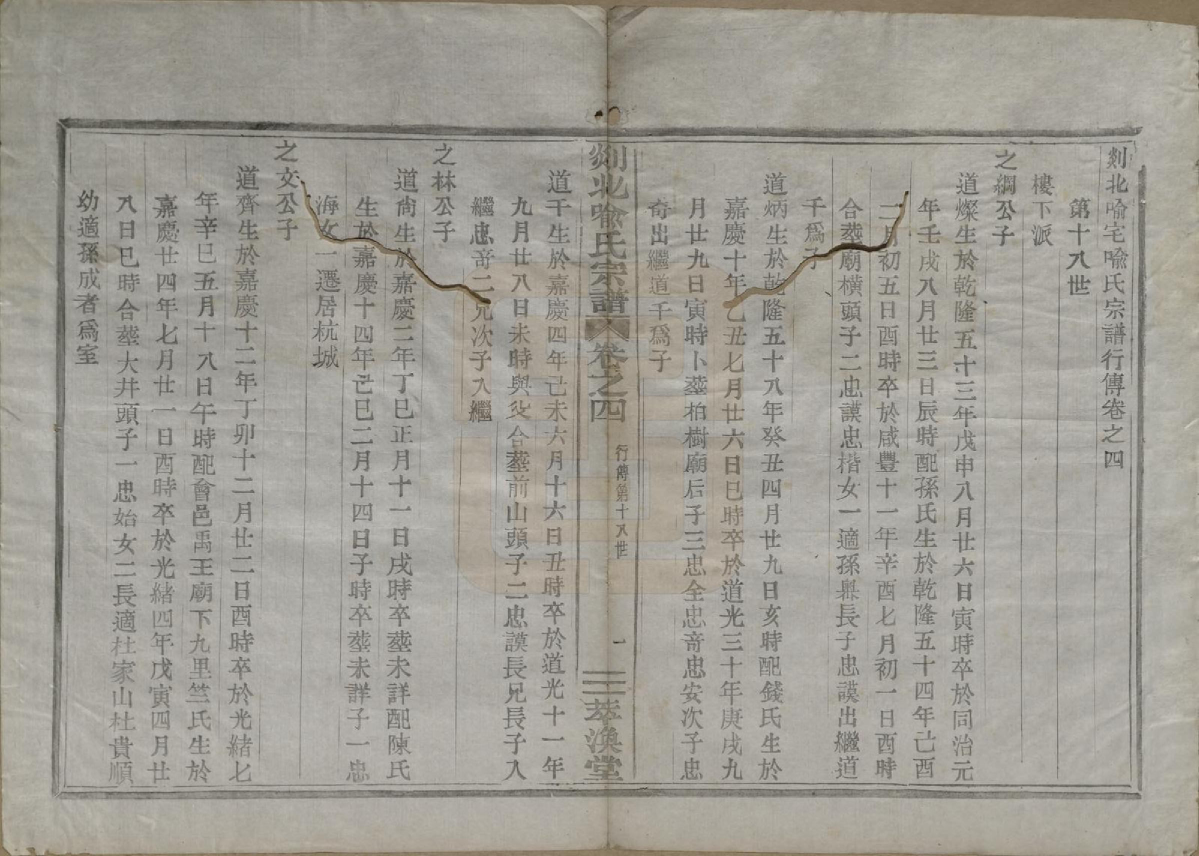 GTJP2053.喻.浙江嵊县.剡北喻氏宗谱四卷.清光绪九年（1883）_004.pdf_第1页