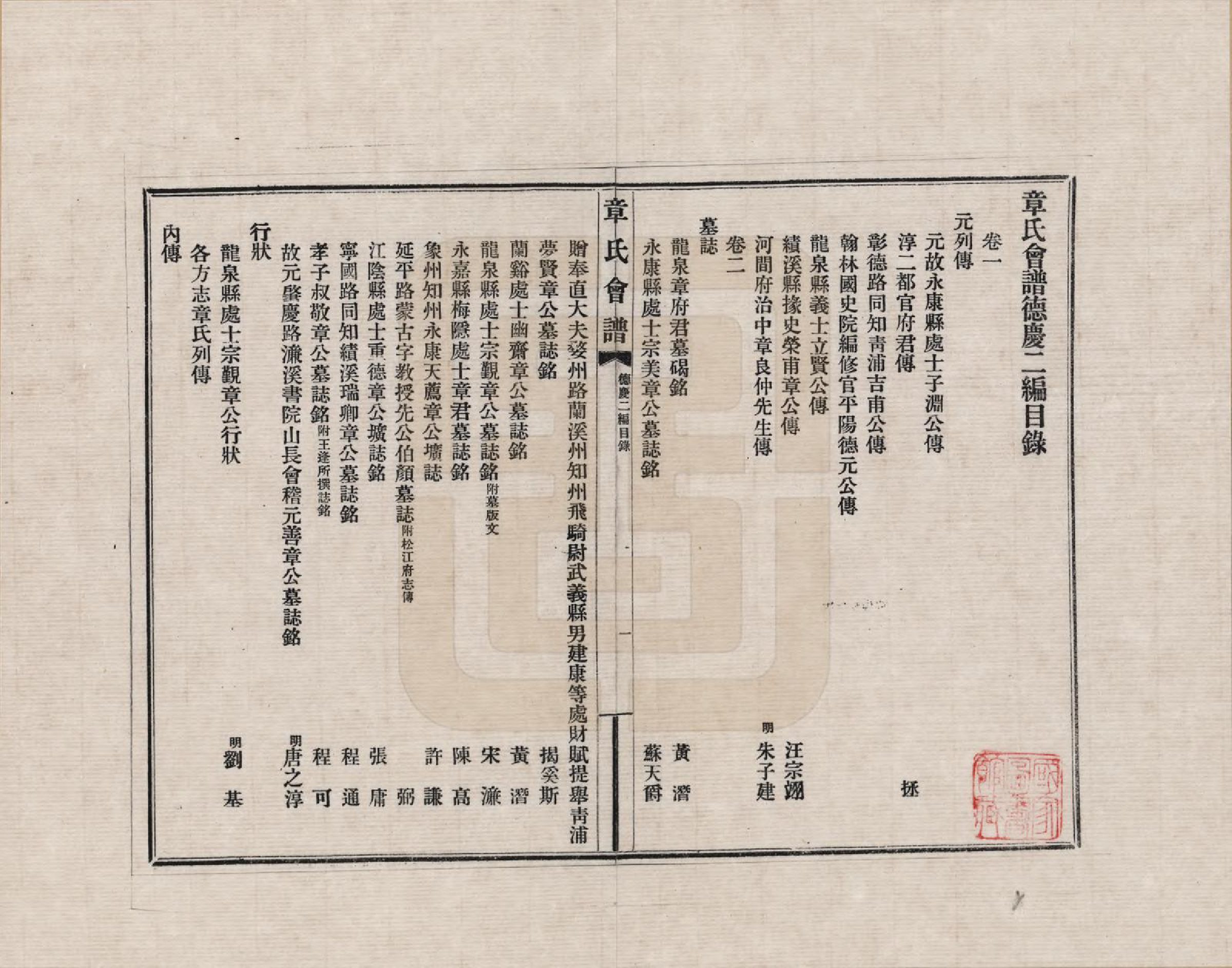 GTJP2183.章.福建、浙江、江苏及安徽等地.章氏会谱德庆二编四卷_001.pdf_第2页