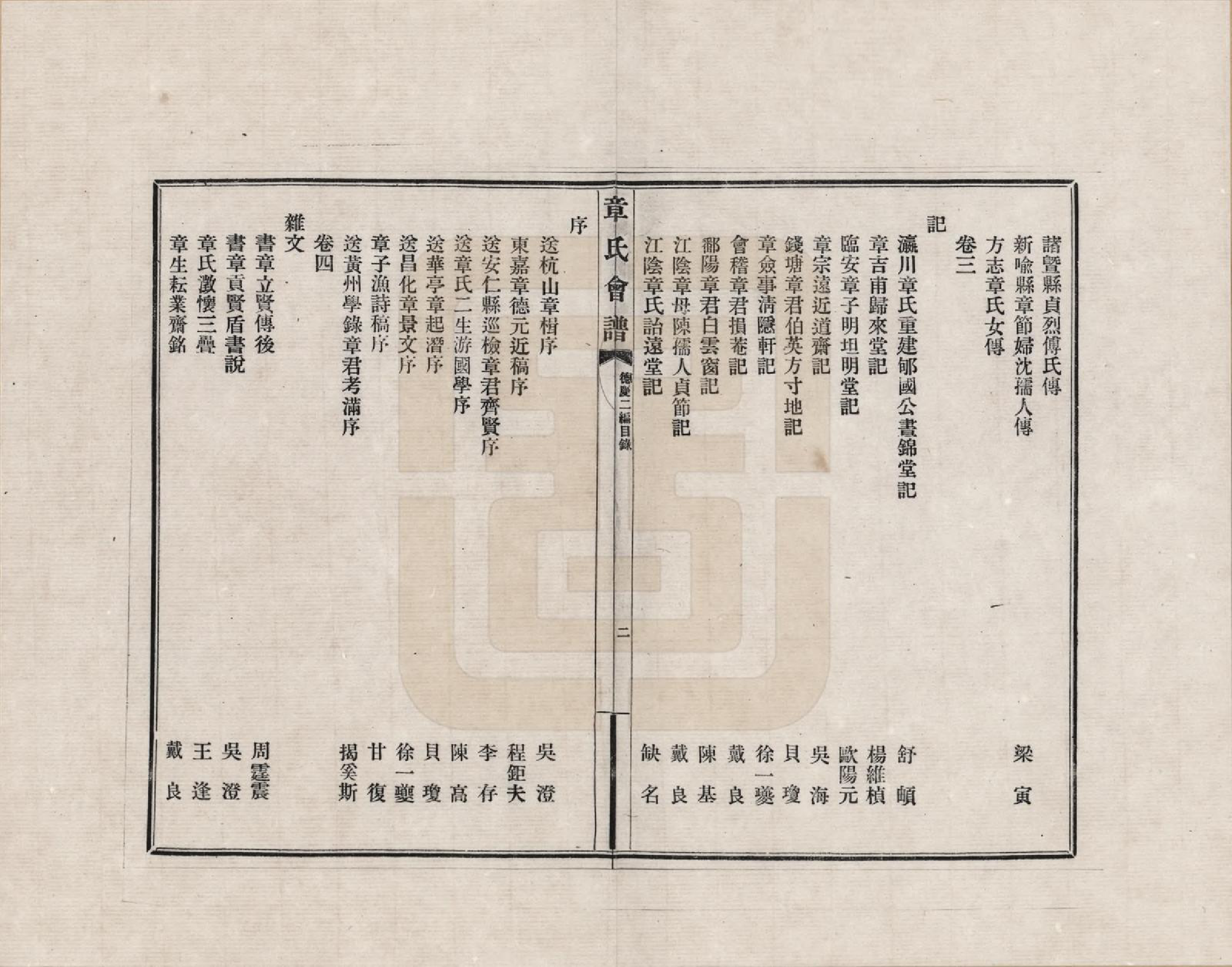 GTJP2183.章.福建、浙江、江苏及安徽等地.章氏会谱德庆二编四卷_001.pdf_第3页