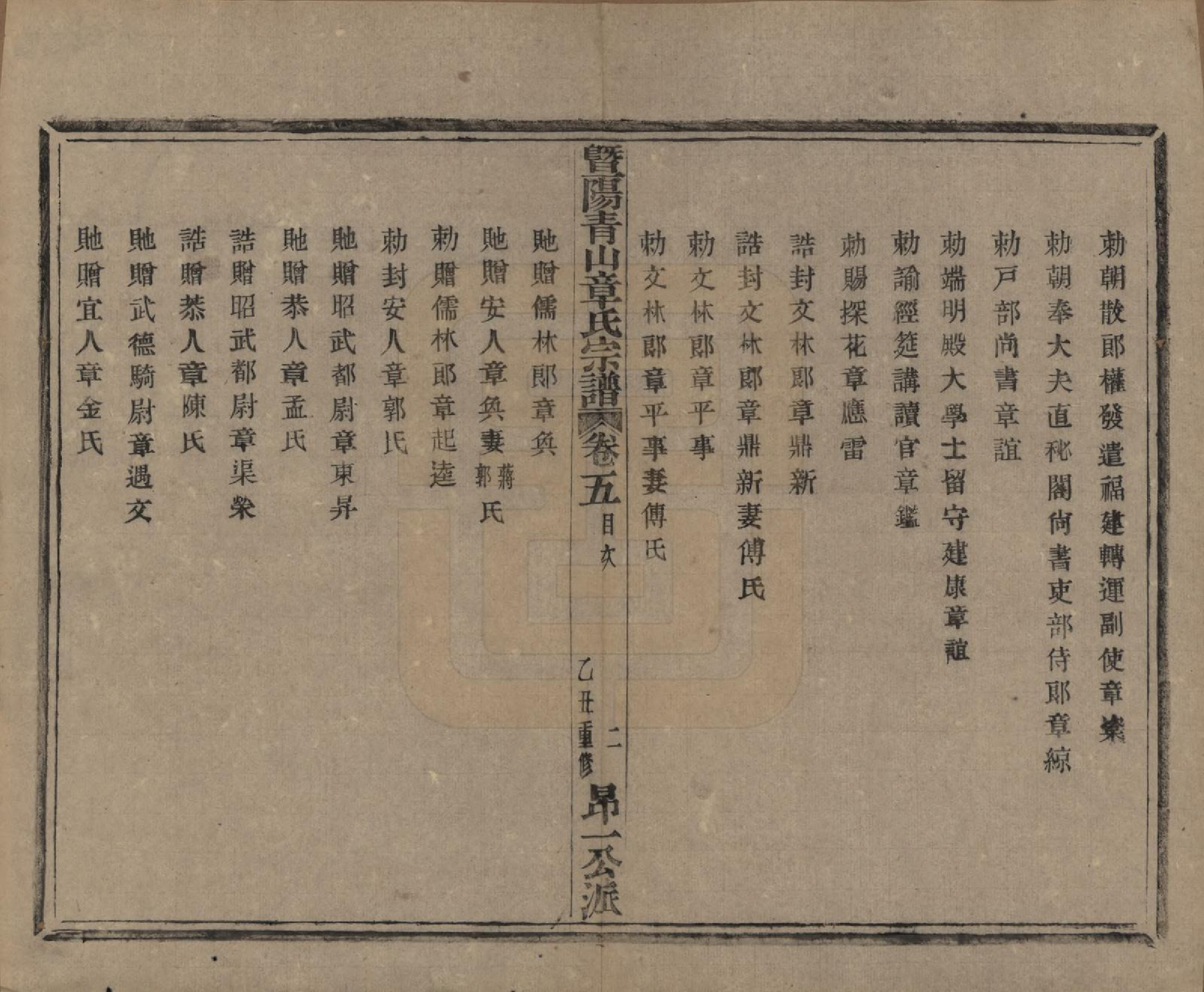 GTJP2194.章.浙江诸暨.暨阳青山章氏宗谱五十六卷.民国十四年（1925）_005.pdf_第2页