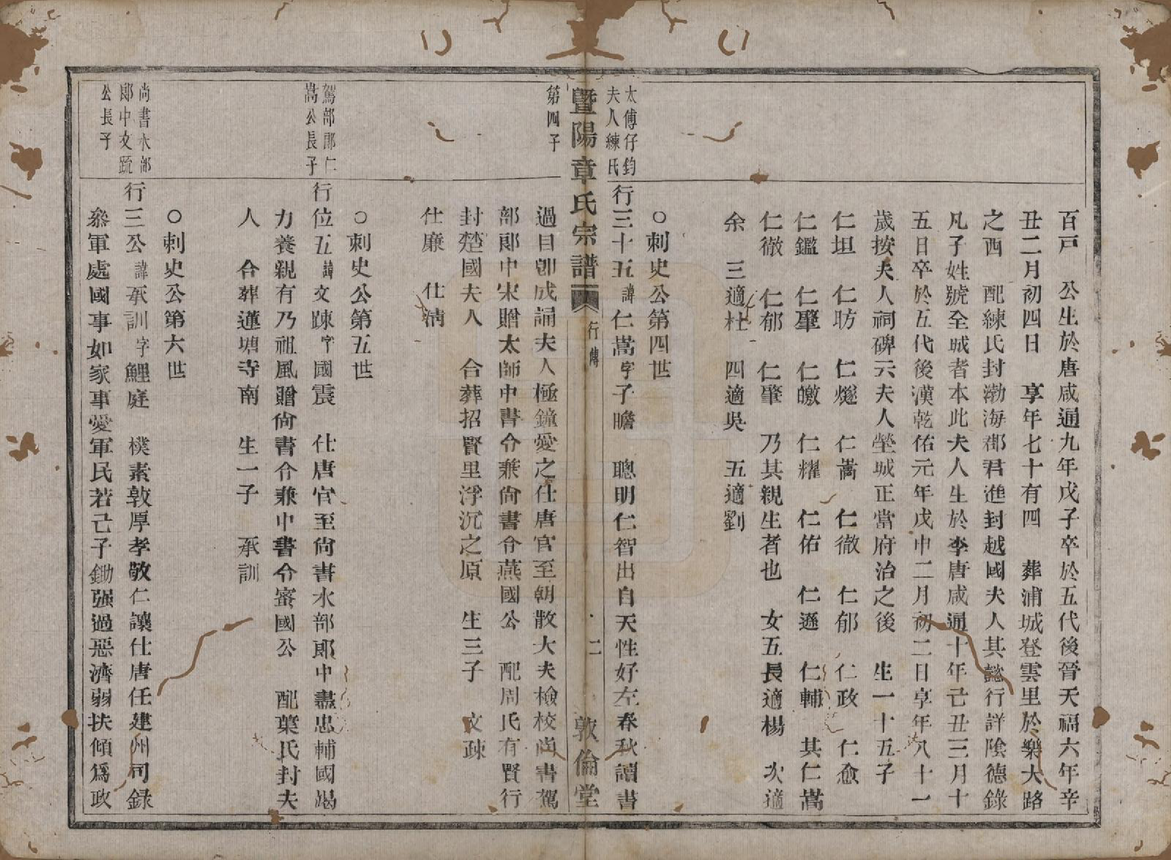 GTJP2203.章.浙江诸暨.暨阳章氏宗谱四卷.清同治四年（1865）_003.pdf_第2页