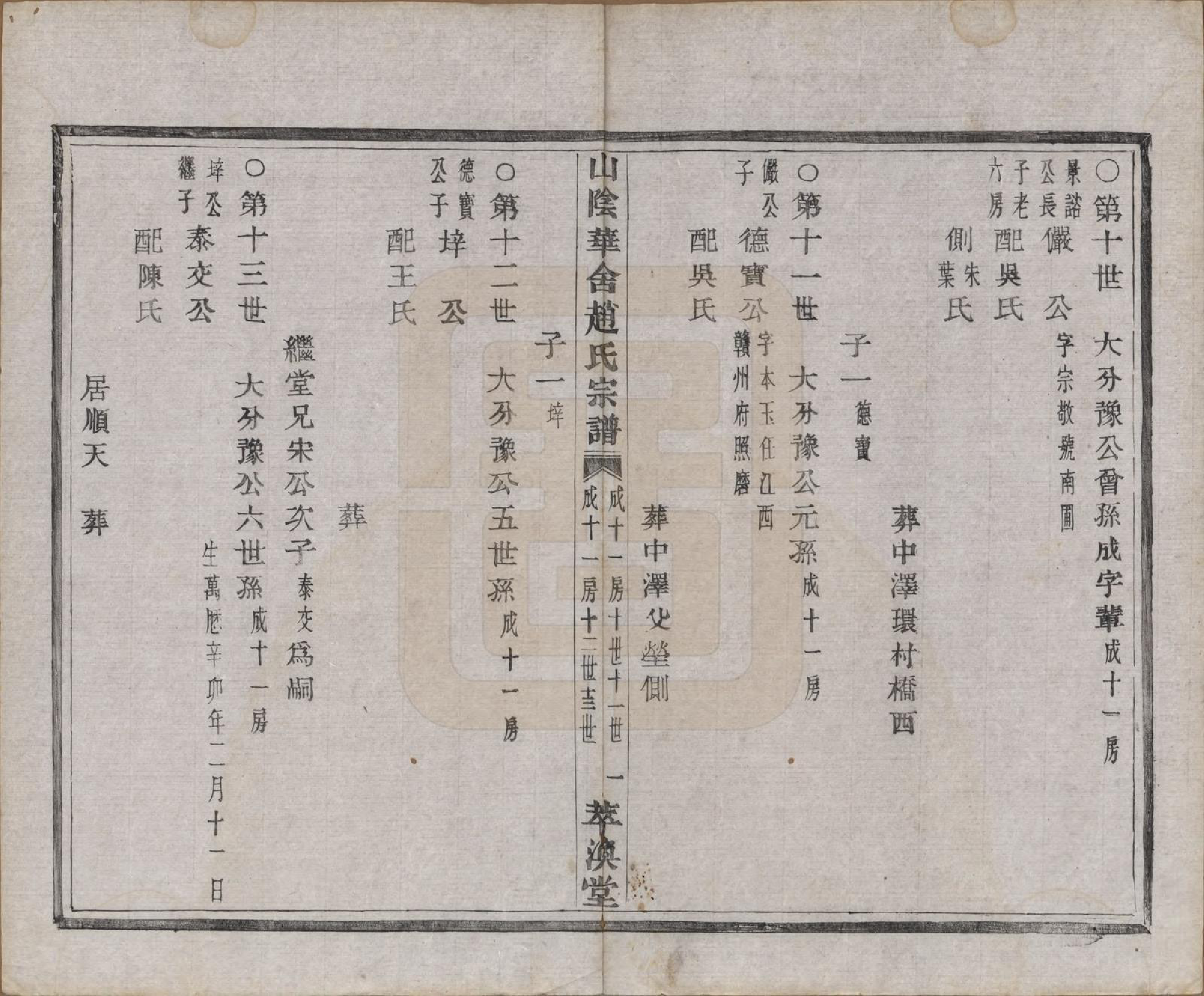 GTJP2224.赵.浙江绍兴.山阴华舍赵氏宗谱二十四卷.民国五年（1916）_007.pdf_第2页