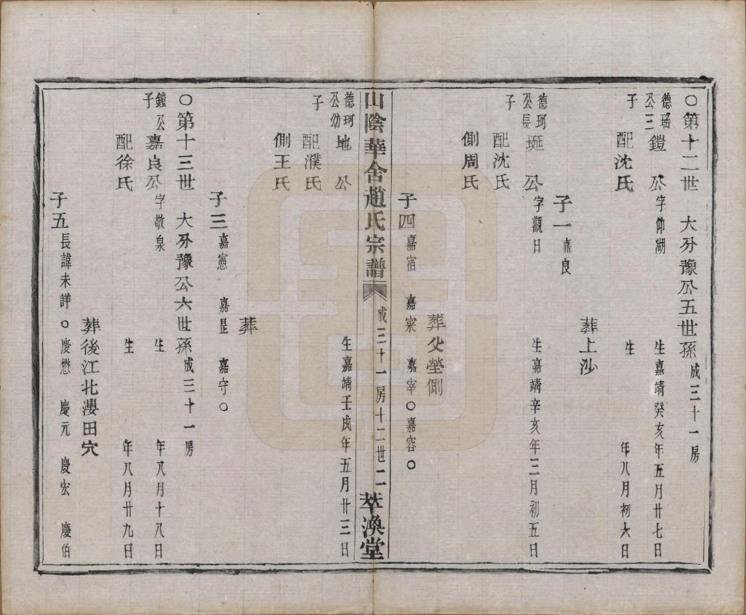 GTJP2224.赵.浙江绍兴.山阴华舍赵氏宗谱二十四卷.民国五年（1916）_008.pdf_第3页