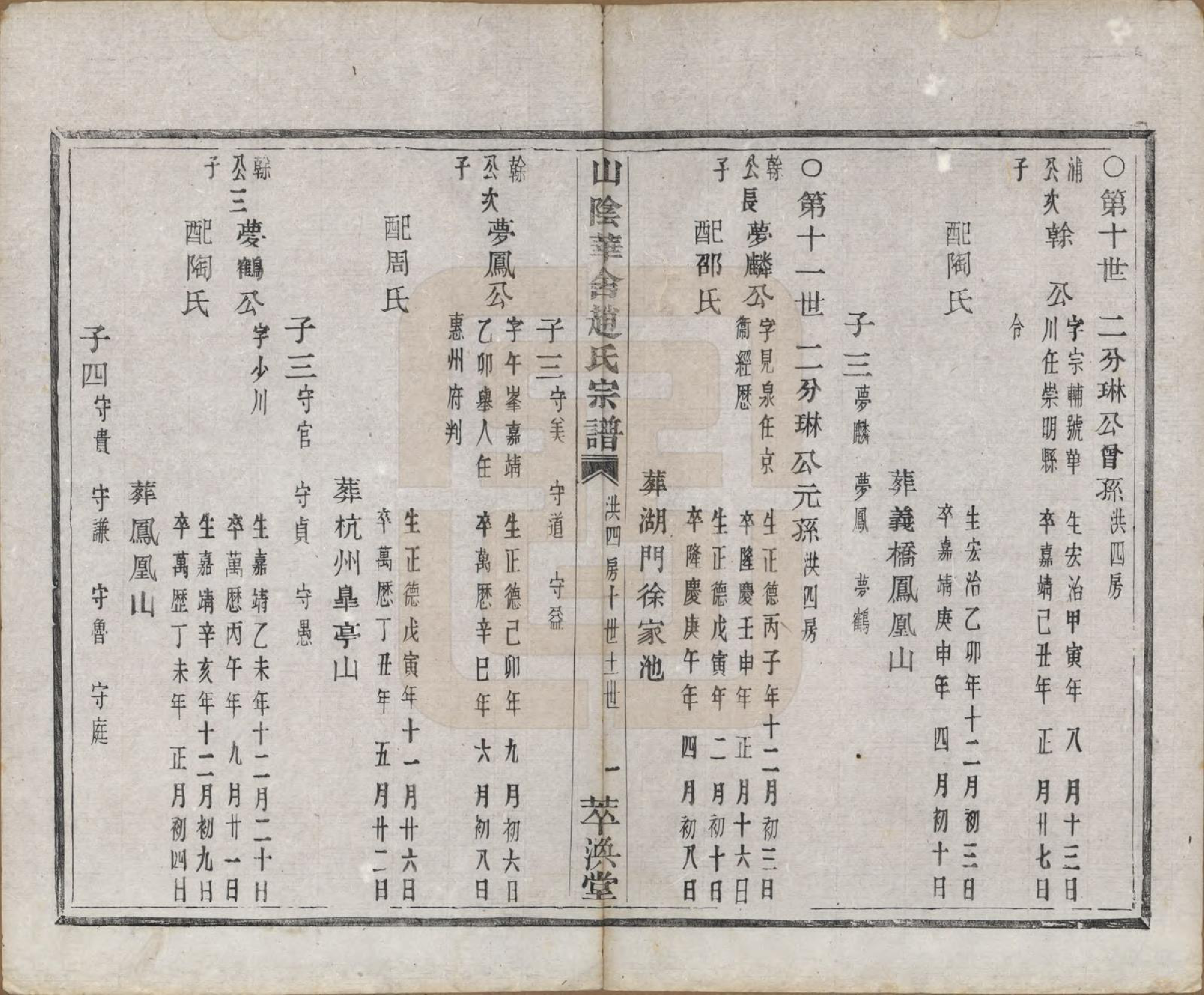 GTJP2224.赵.浙江绍兴.山阴华舍赵氏宗谱二十四卷.民国五年（1916）_014.pdf_第2页