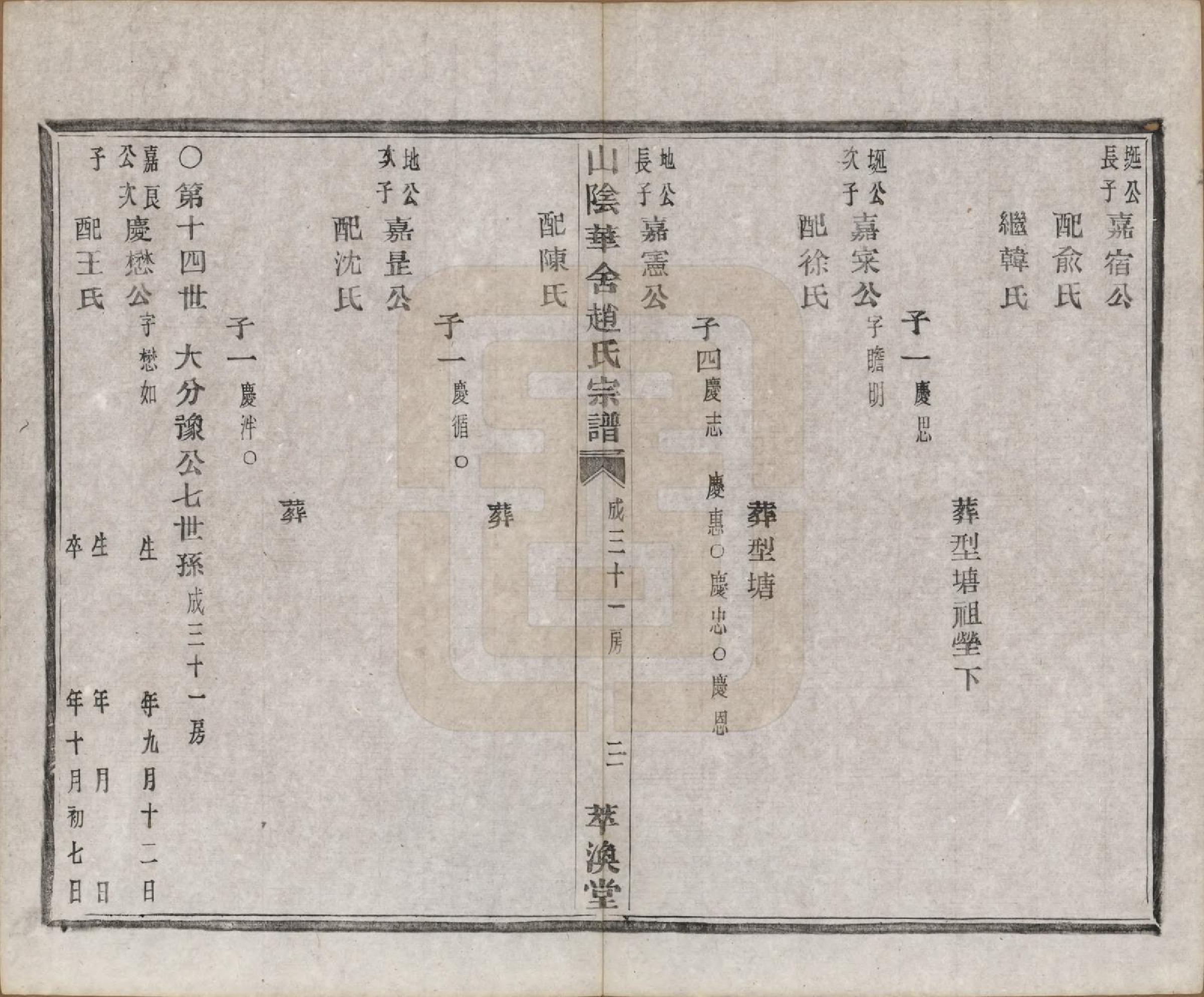 GTJP2231.赵.浙江绍兴.山阴华舍赵氏宗谱十八卷.清光绪十年（1884）_006.pdf_第3页