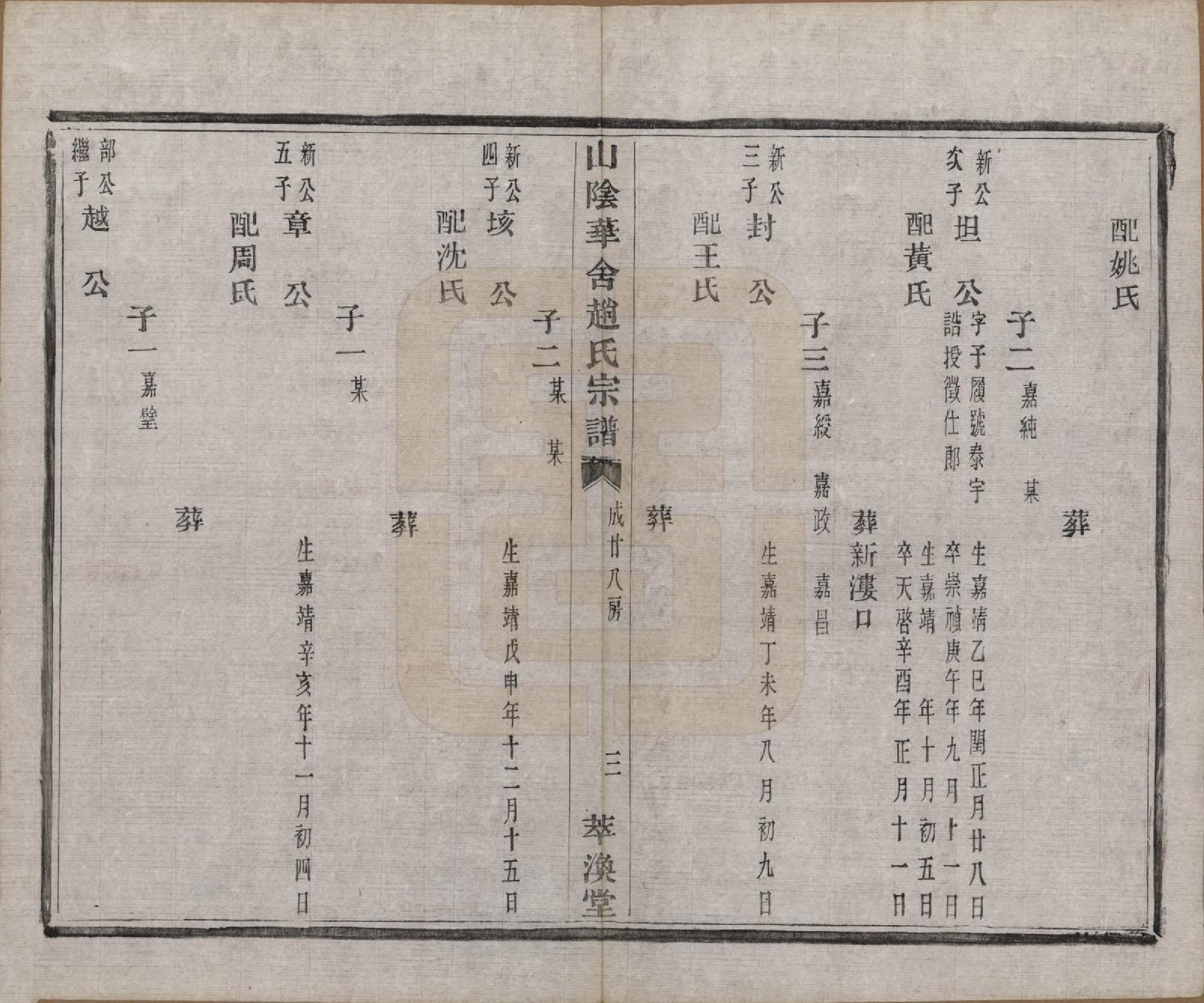 GTJP2231.赵.浙江绍兴.山阴华舍赵氏宗谱十八卷.清光绪十年（1884）_008.pdf_第3页