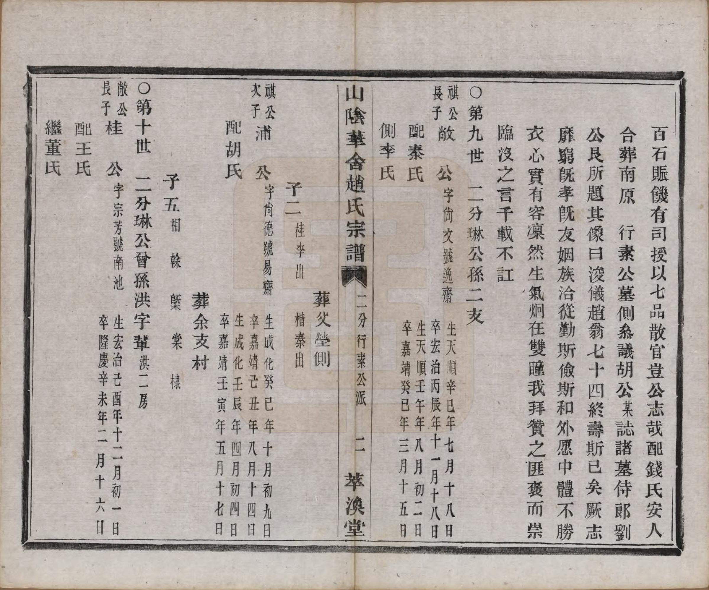 GTJP2231.赵.浙江绍兴.山阴华舍赵氏宗谱十八卷.清光绪十年（1884）_009.pdf_第2页