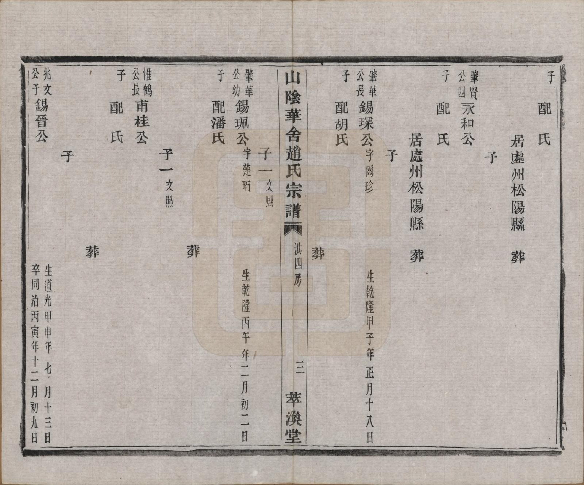 GTJP2231.赵.浙江绍兴.山阴华舍赵氏宗谱十八卷.清光绪十年（1884）_011.pdf_第3页