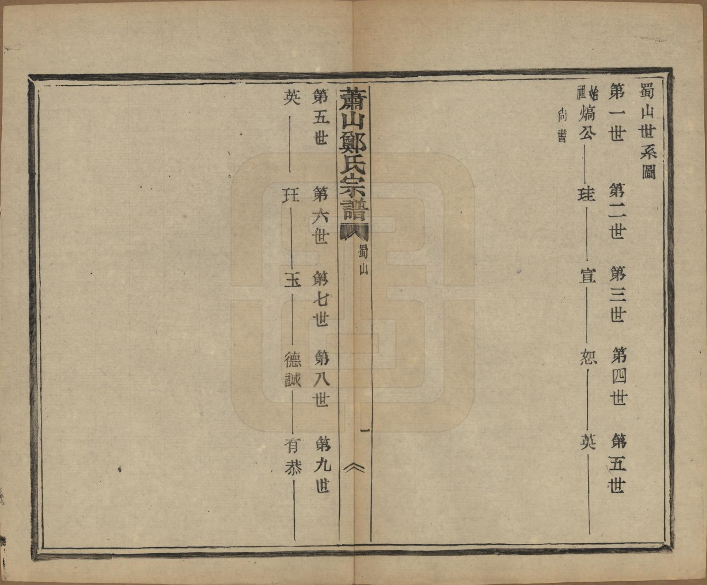 GTJP2244.郑.浙江萧山.萧山郑氏宗谱十二卷.民国十三年（1924）_006.pdf_第2页