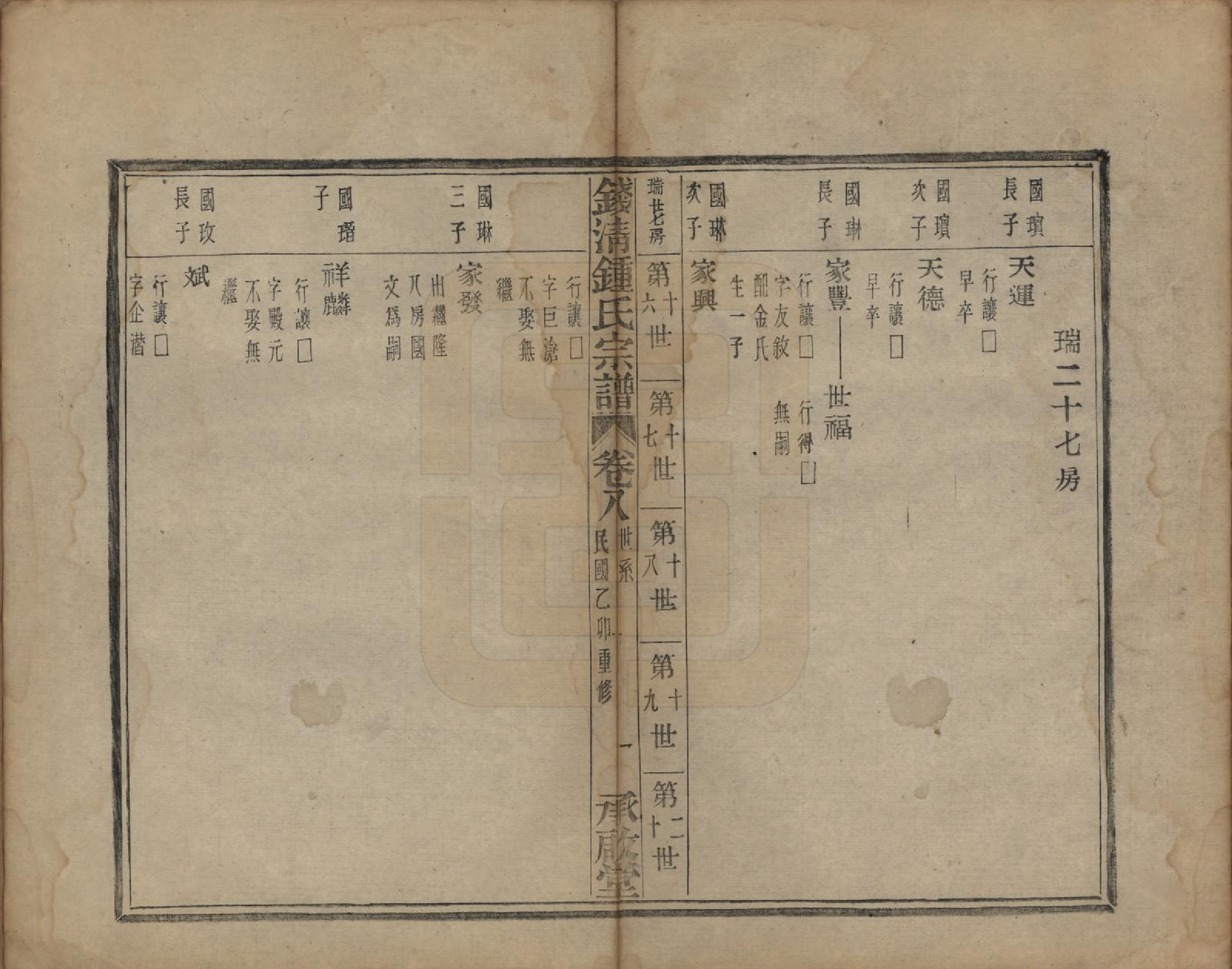 GTJP2263.锺.浙江萧山.钱清锺氏宗谱十二卷.民国四年（1915）_008.pdf_第2页