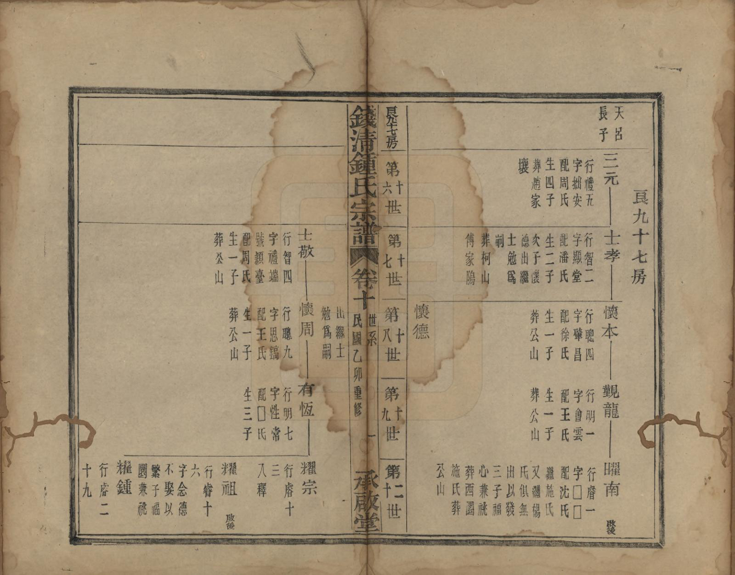 GTJP2263.锺.浙江萧山.钱清锺氏宗谱十二卷.民国四年（1915）_010.pdf_第2页