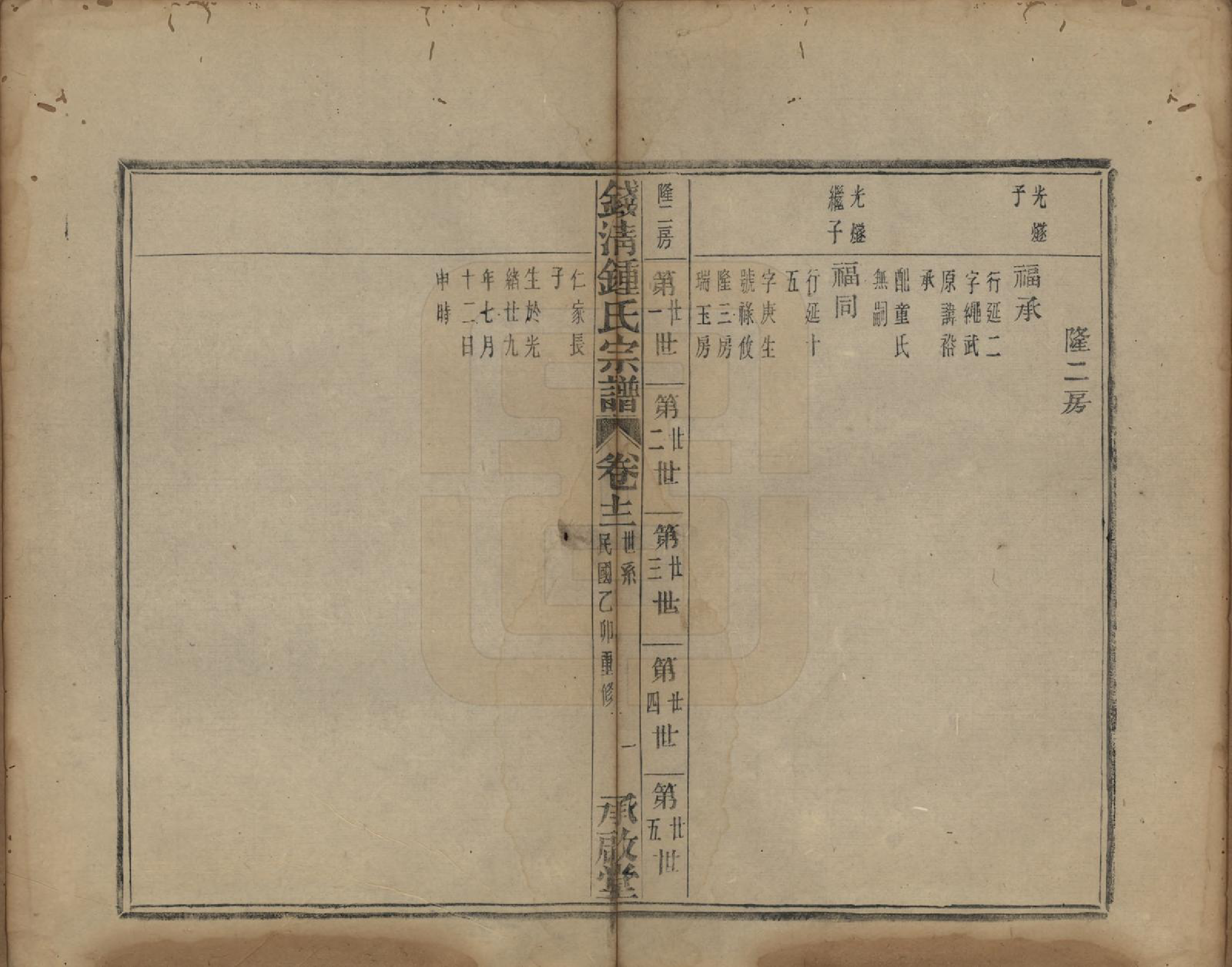 GTJP2263.锺.浙江萧山.钱清锺氏宗谱十二卷.民国四年（1915）_012.pdf_第2页