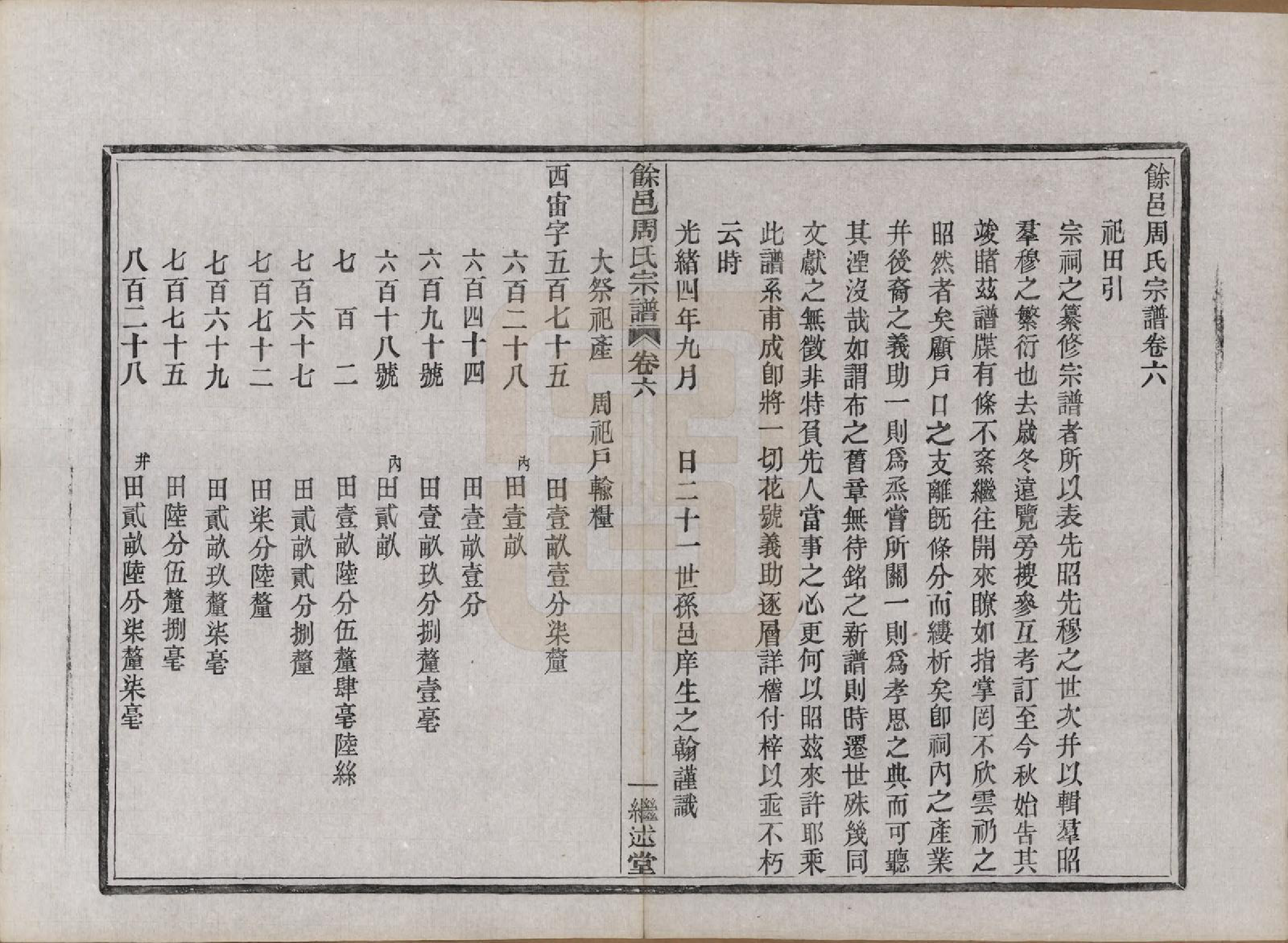 GTJP2301.周.浙江余姚.余邑周氏宗谱六卷.民国三年（1914）_006.pdf_第1页