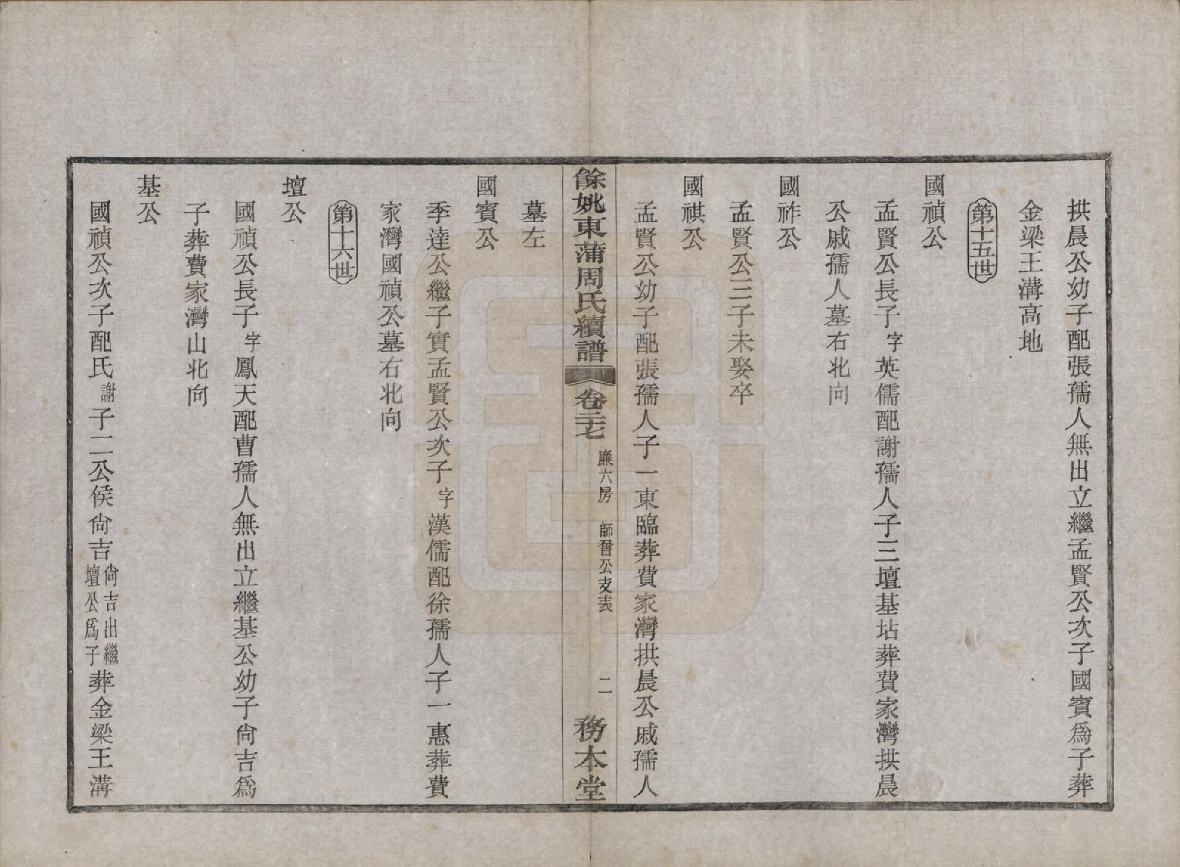 GTJP2307.周.浙江余姚.余姚东蒲周氏续谱三十八卷.民国十年（1921）_027.pdf_第3页