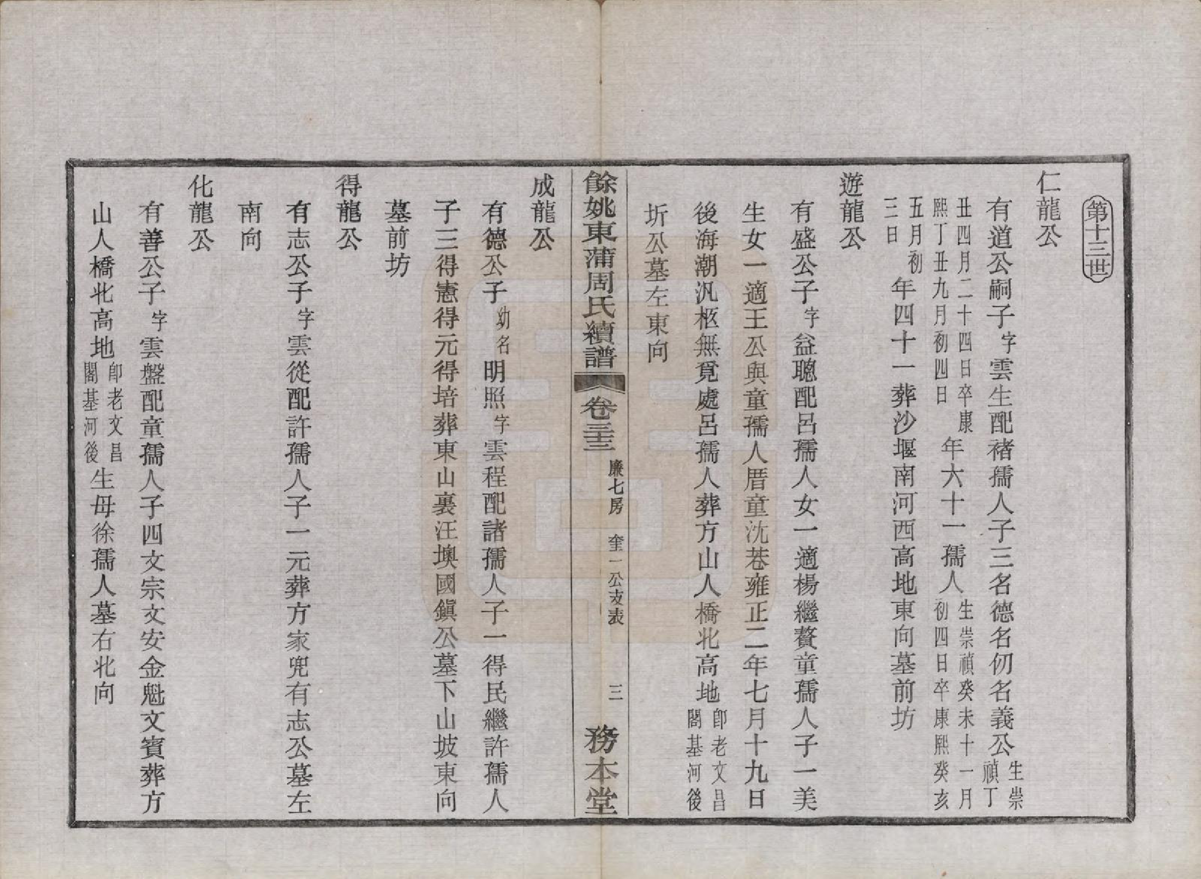 GTJP2307.周.浙江余姚.余姚东蒲周氏续谱三十八卷.民国十年（1921）_033.pdf_第3页