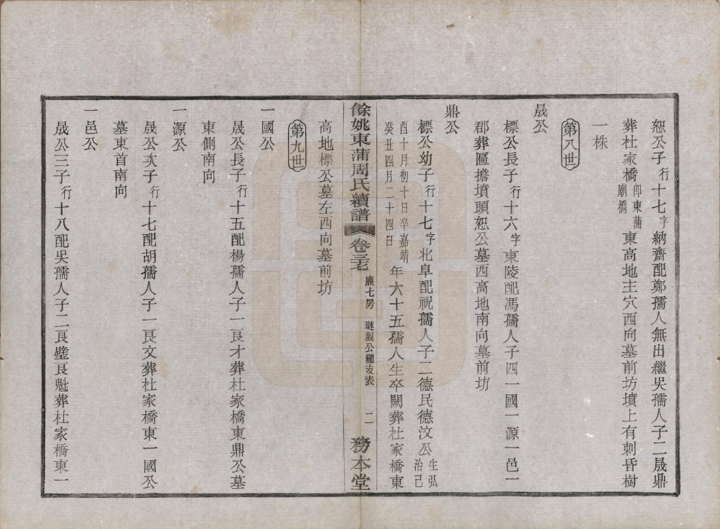 GTJP2307.周.浙江余姚.余姚东蒲周氏续谱三十八卷.民国十年（1921）_037.pdf_第3页