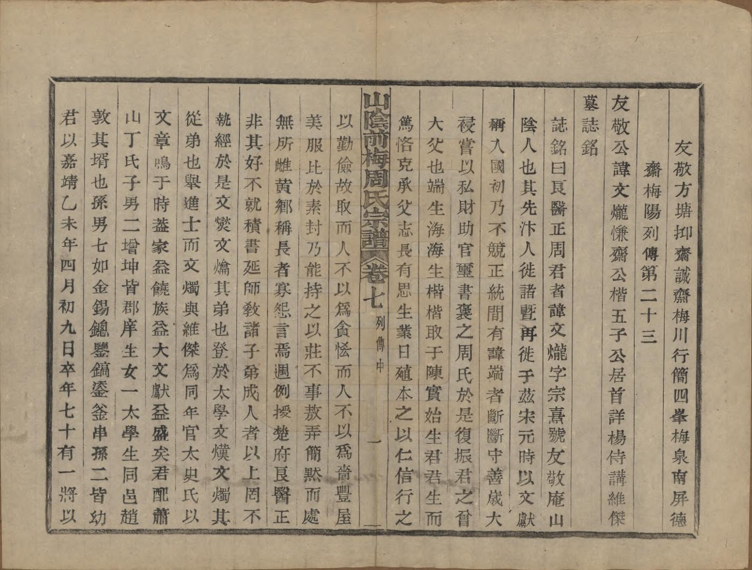 GTJP2327.周.浙江绍兴.山阴前梅周氏宗谱三十四卷.清光绪二十年（1894）_007.pdf_第1页