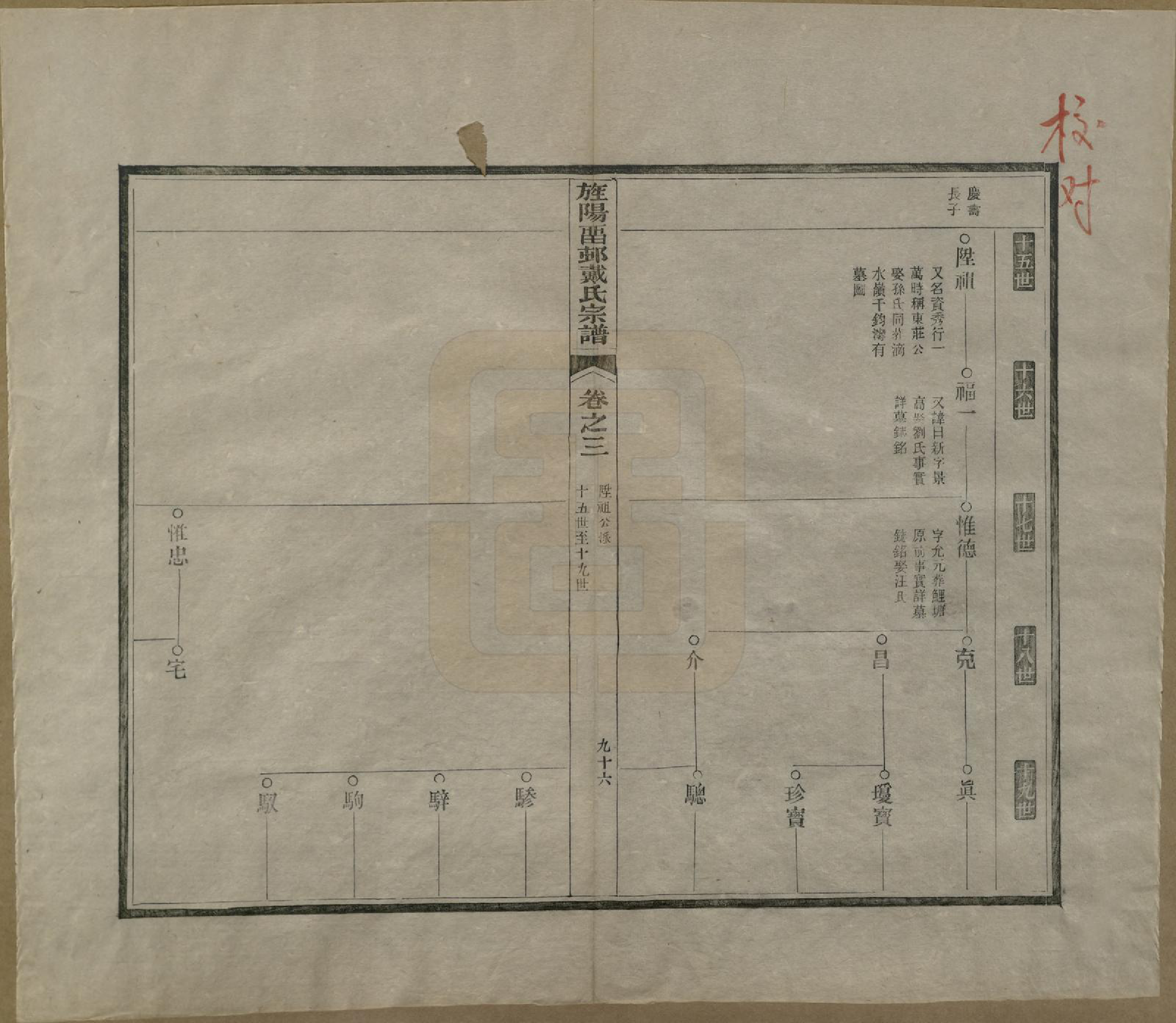 GTJP0255.戴.安徽旌德.旌阳留村戴氏族谱十六卷.民国十八年（1929）_003.pdf_第2页