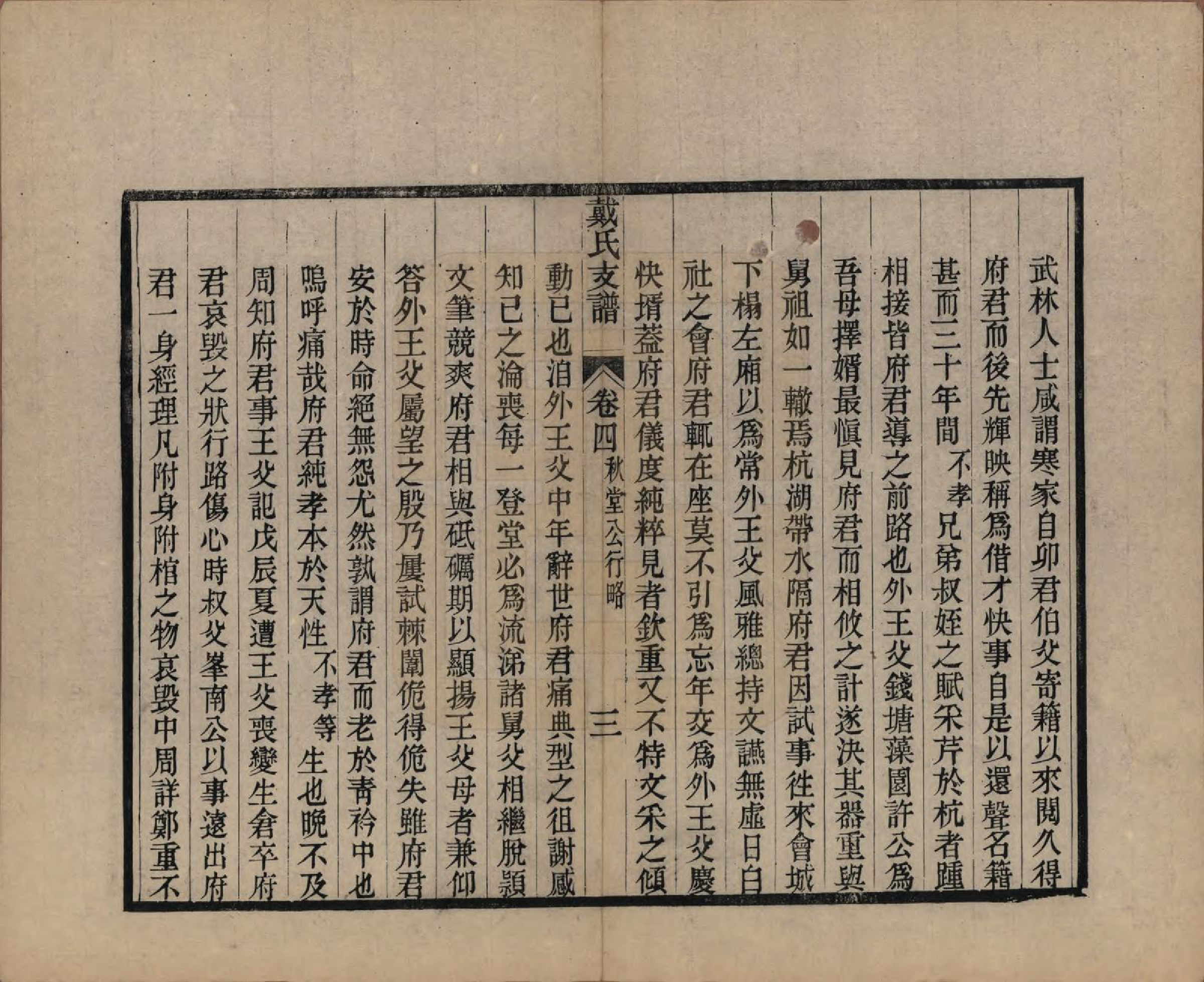 GTJP0263.戴.安徽新安.新安戴氏支谱四卷.清光绪七年（1881）_004.pdf_第3页