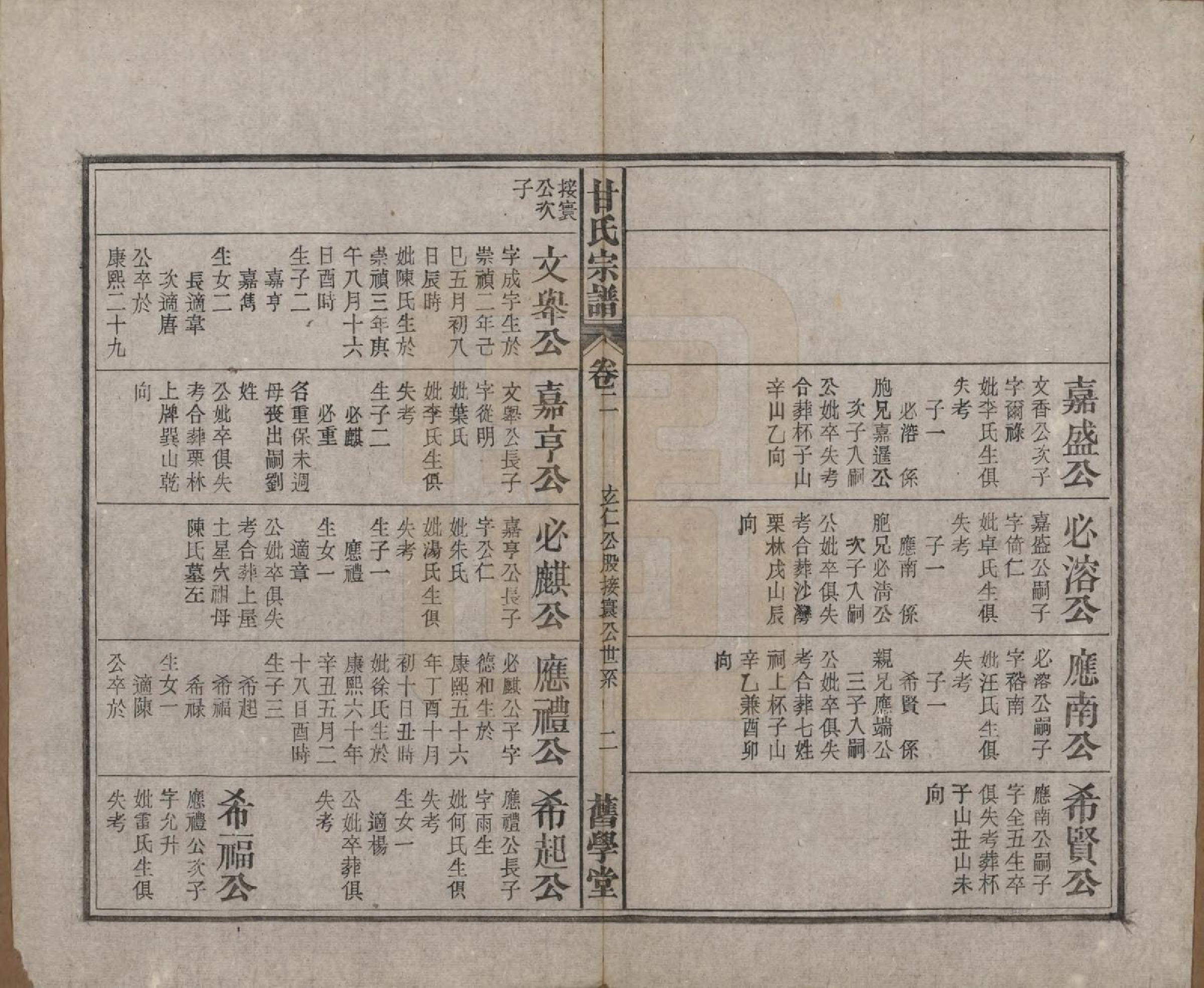 GTJP0373.甘.安徽太湖.太湖甘氏宗谱十九卷首一卷.民国十八年（1929）_002.pdf_第2页