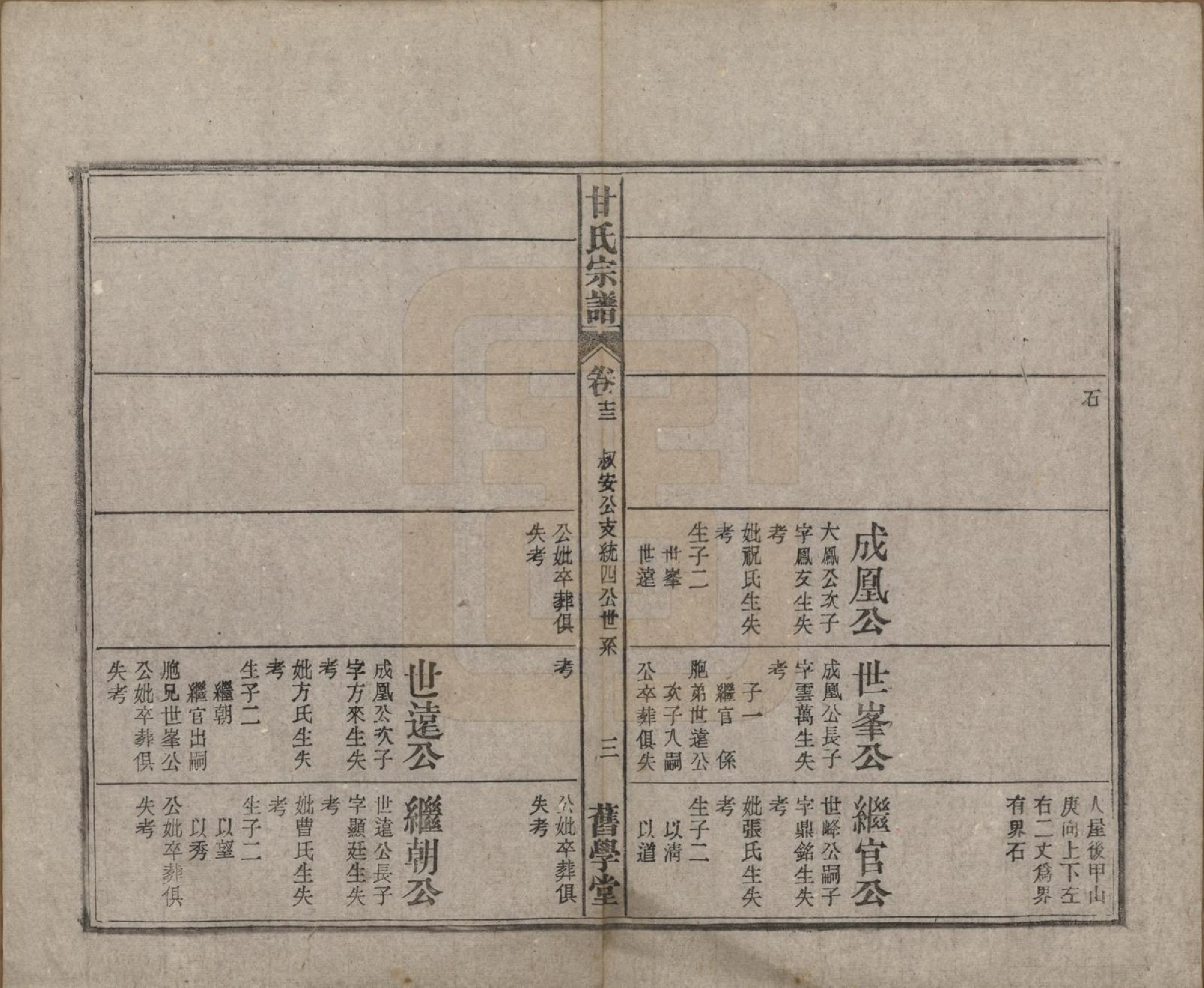 GTJP0373.甘.安徽太湖.太湖甘氏宗谱十九卷首一卷.民国十八年（1929）_013.pdf_第3页