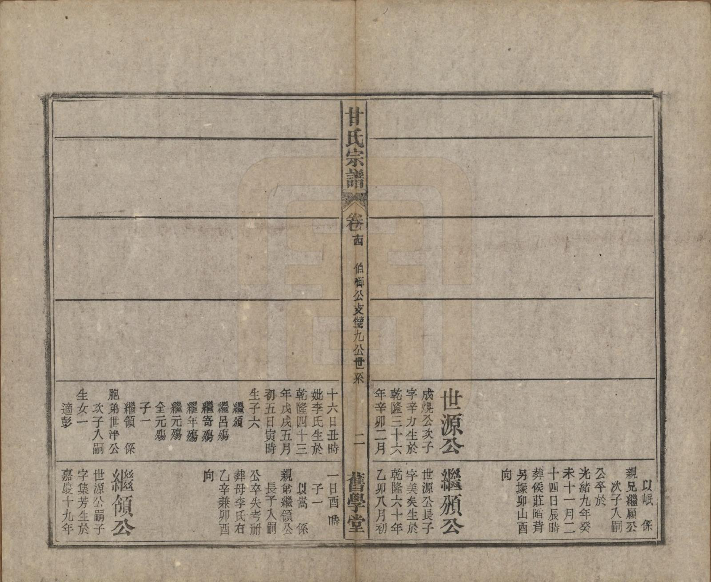 GTJP0373.甘.安徽太湖.太湖甘氏宗谱十九卷首一卷.民国十八年（1929）_014.pdf_第2页