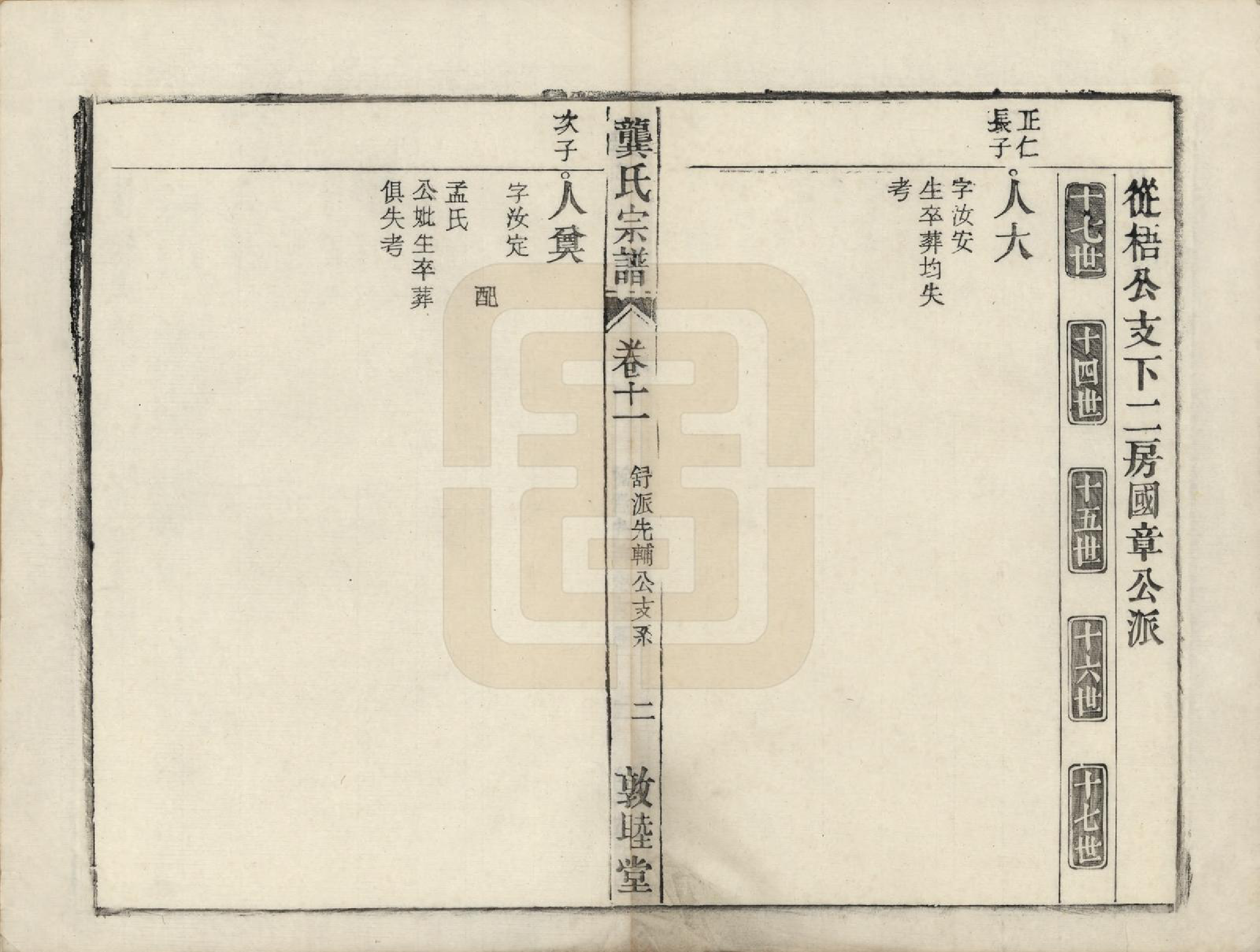 GTJP0409.龚.安徽庐州、合肥、舒城.龚氏宗谱.民国5年[1916]_022.pdf_第2页