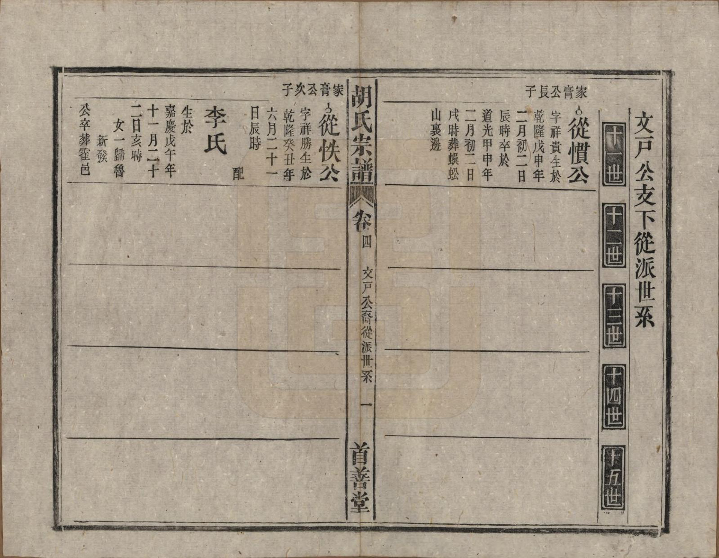 GTJP0516.胡.安徽太湖.太湖县胡氏宗谱六卷首一卷.民国二十八年（1939）_004.pdf_第1页