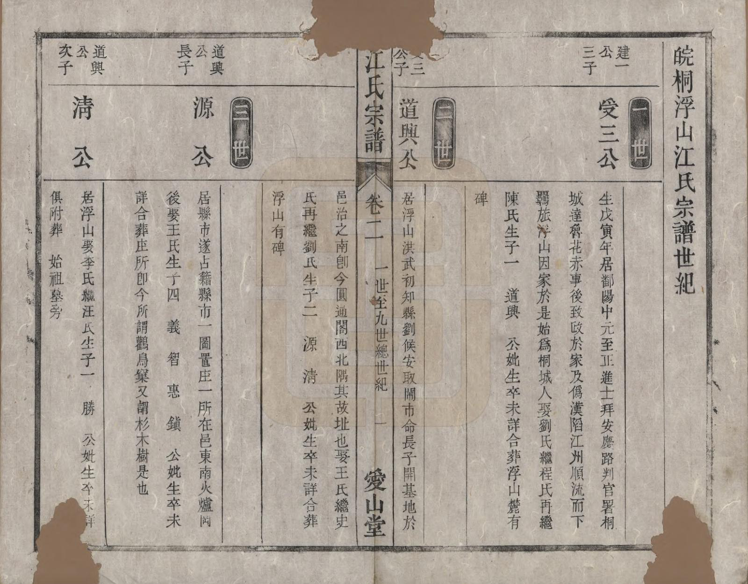 GTJP0678.江.安徽桐城.桐城浮山江氏族谱十八卷.清光绪五年（1879）_004.pdf_第1页