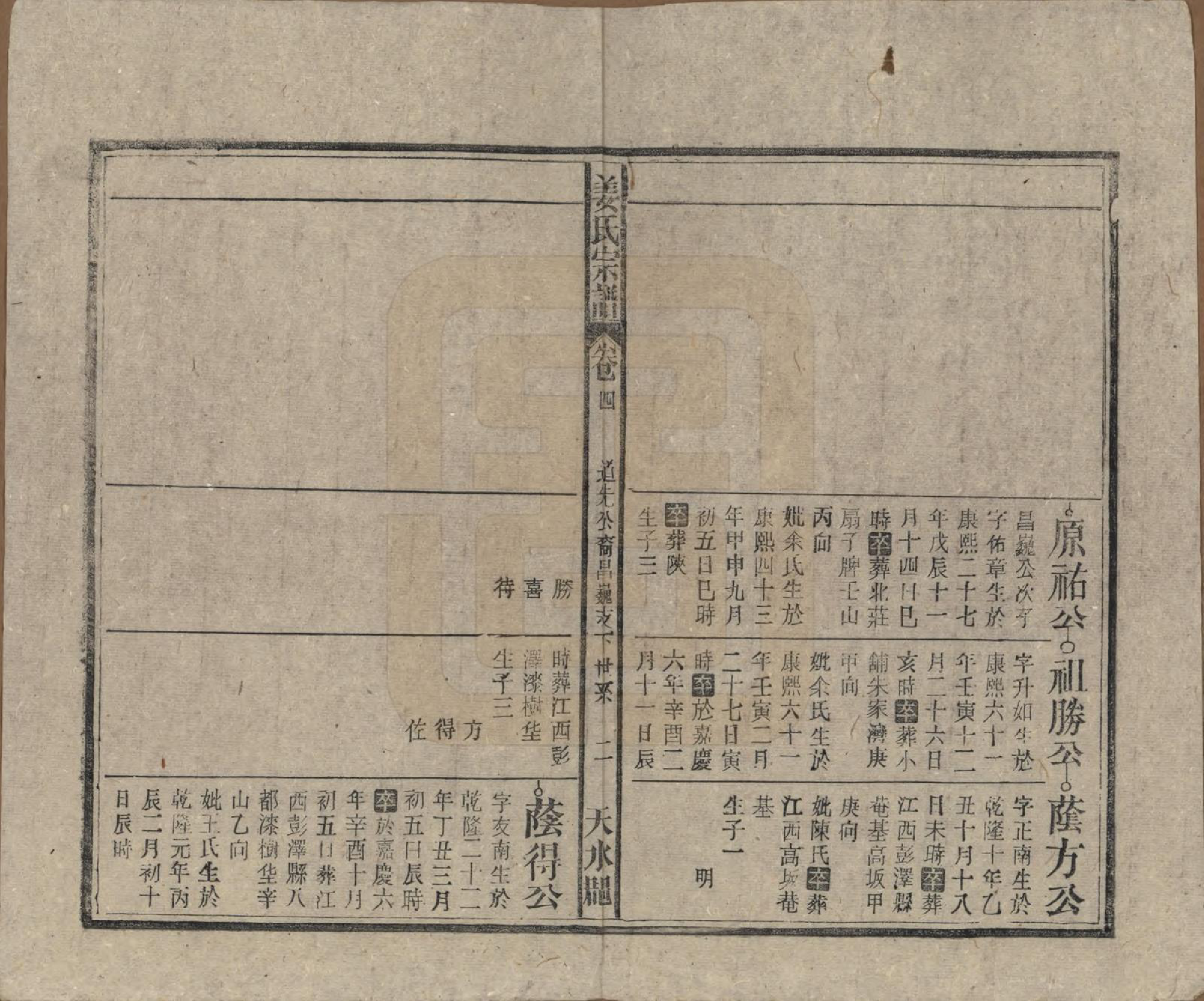 GTJP0683.姜.天水郡迁安徽太湖、宿松.天水郡姜氏宗谱十五卷首二卷.民国三十五年（1946）_004.pdf_第2页