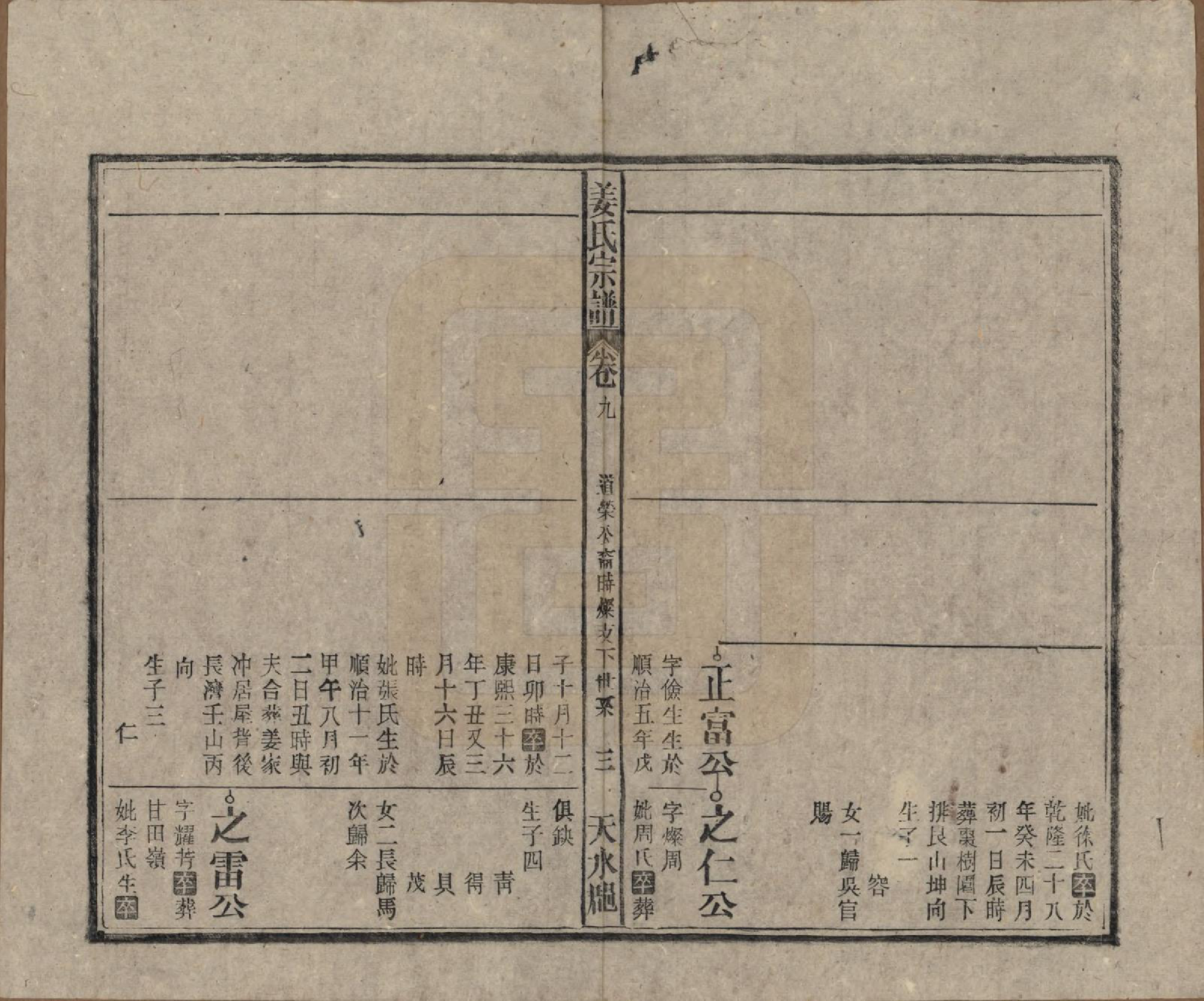 GTJP0683.姜.天水郡迁安徽太湖、宿松.天水郡姜氏宗谱十五卷首二卷.民国三十五年（1946）_009.pdf_第3页