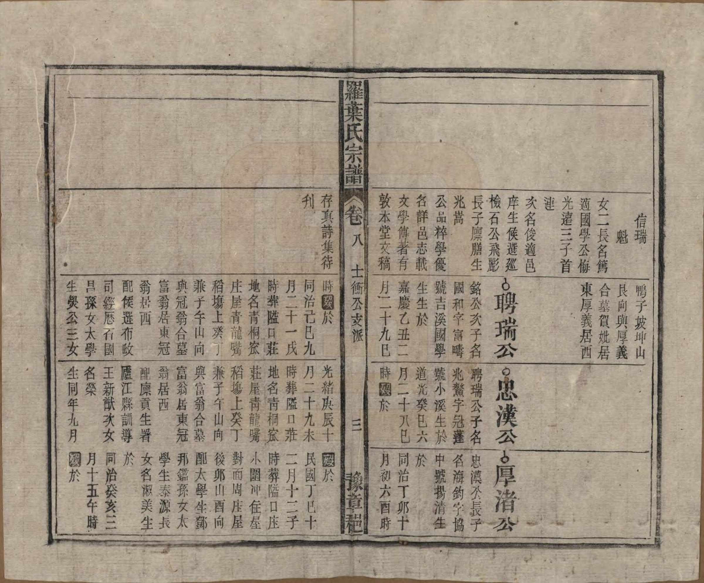 GTJP1034.罗.安徽宿松.宿松县罗叶氏宗谱.民国32年[1943]_008.pdf_第3页