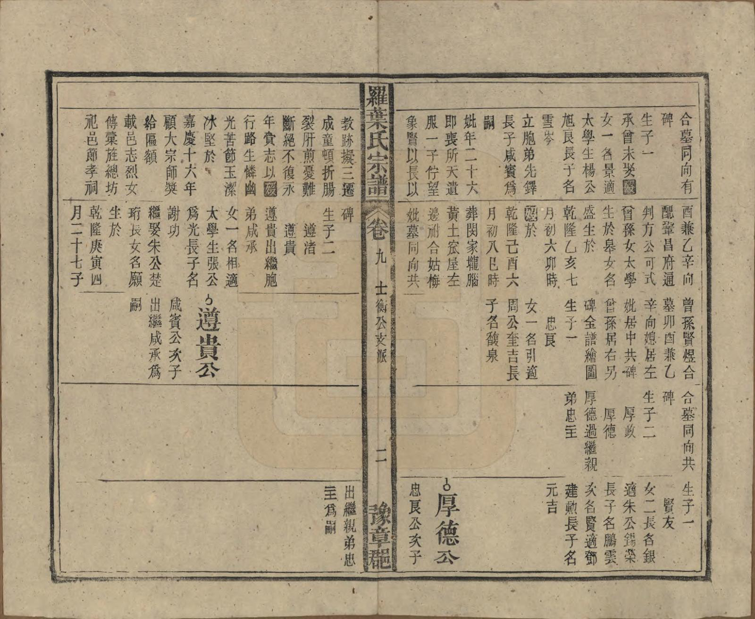 GTJP1034.罗.安徽宿松.宿松县罗叶氏宗谱.民国32年[1943]_009.pdf_第2页