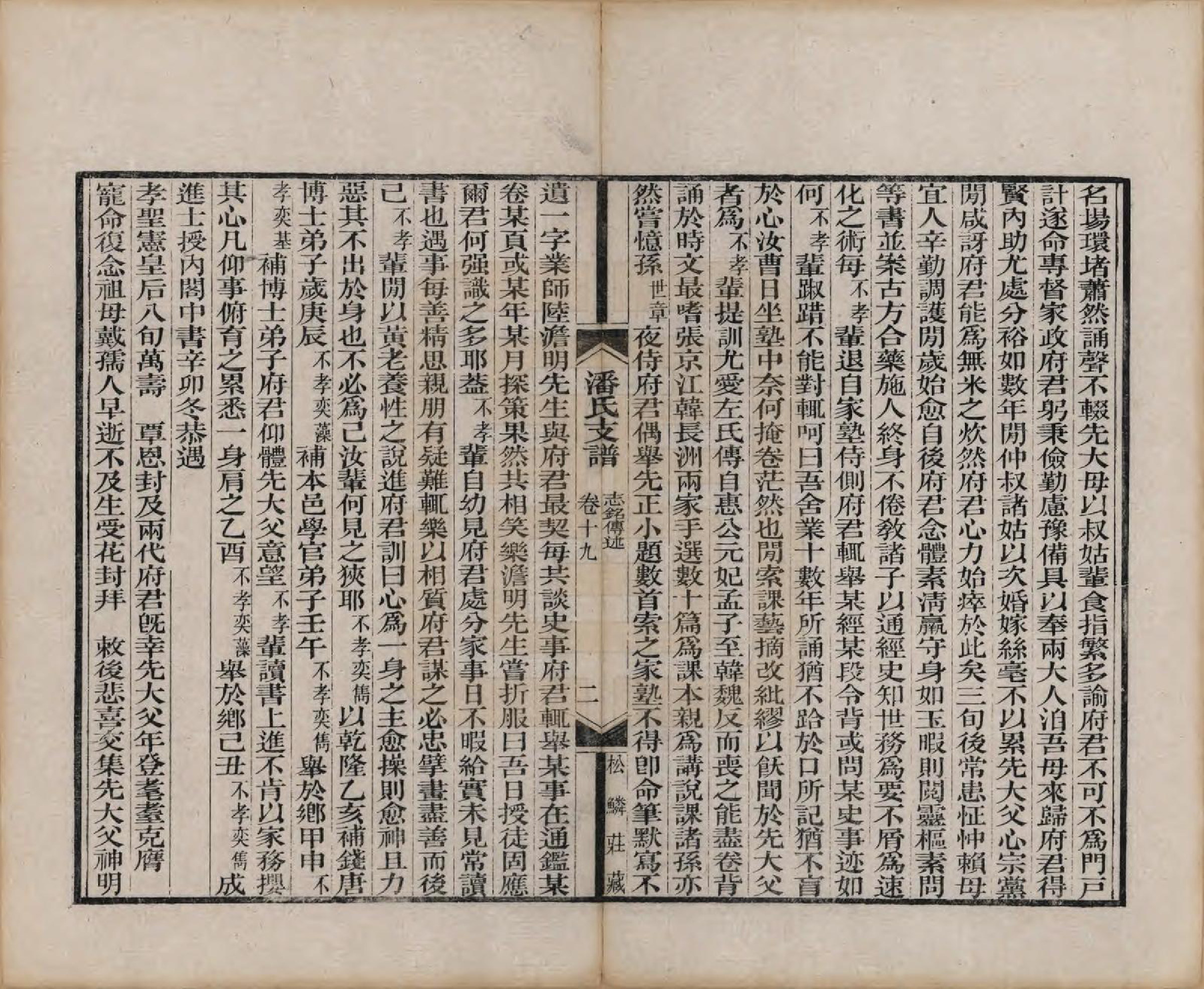 GTJP1131.潘.安徽歙县.大阜潘氏支谱二十四卷首一卷.清同治八年（1869）_019.pdf_第2页