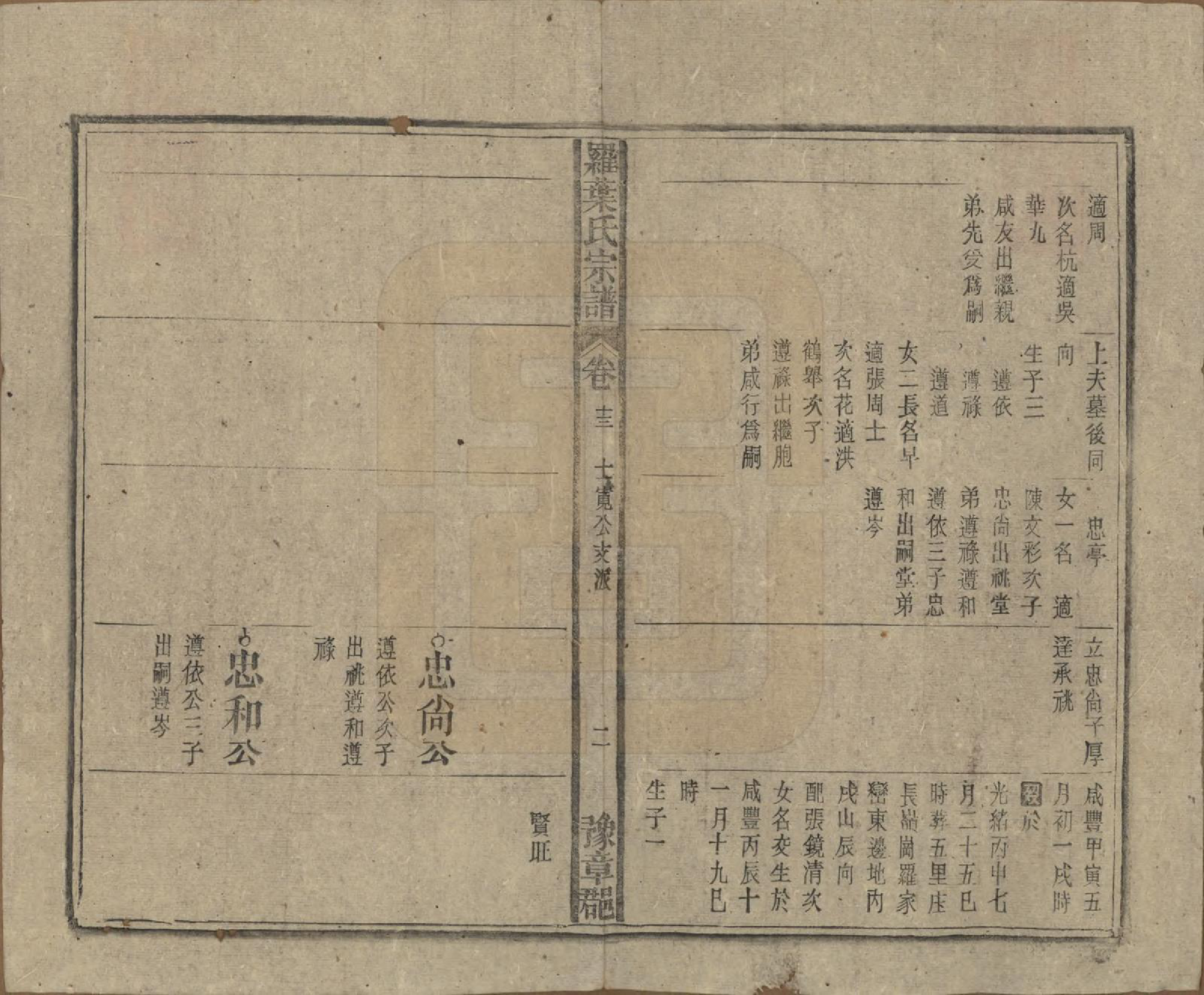 GTJP1034.罗.安徽宿松.宿松县罗叶氏宗谱.民国32年[1943]_013.pdf_第2页