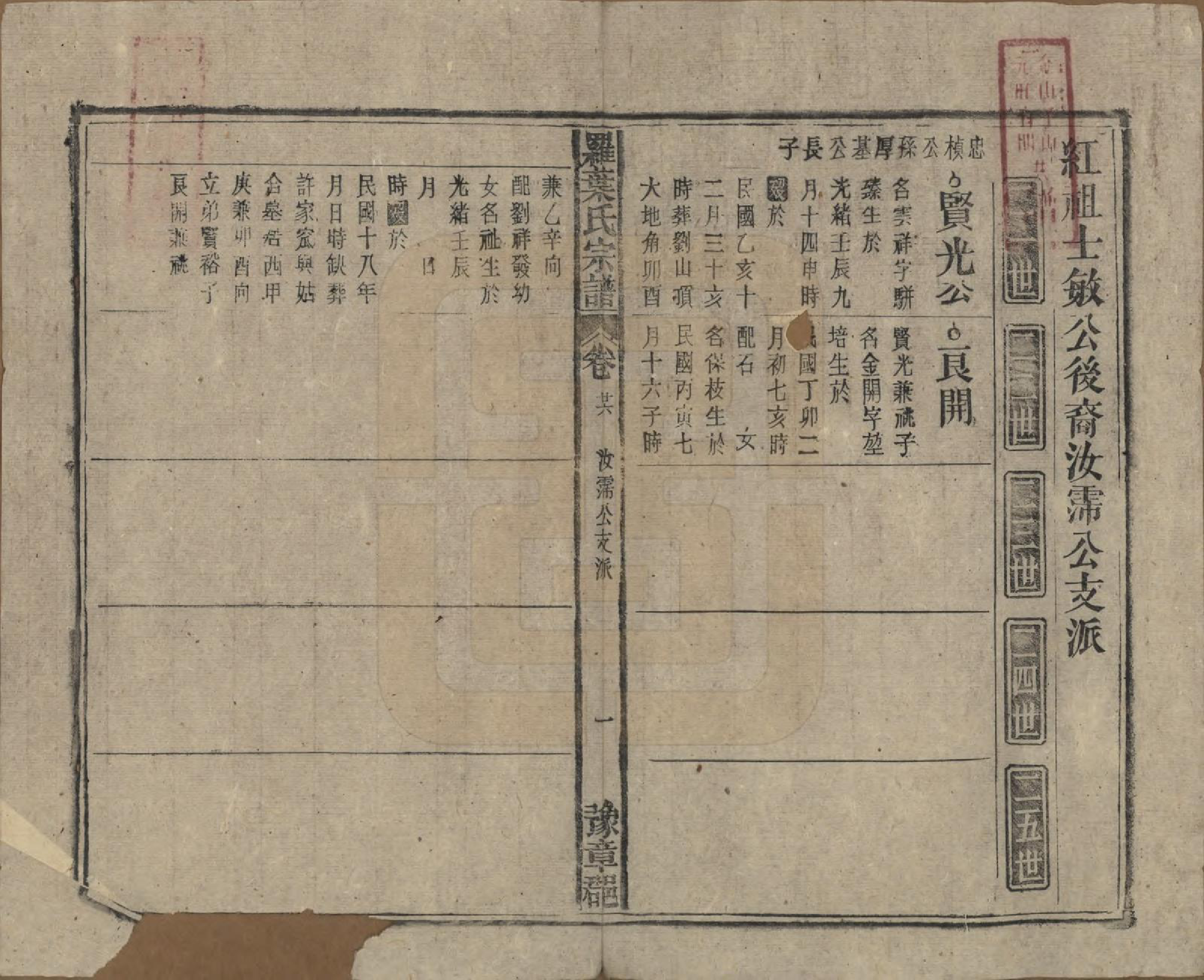 GTJP1034.罗.安徽宿松.宿松县罗叶氏宗谱.民国32年[1943]_026.pdf_第1页