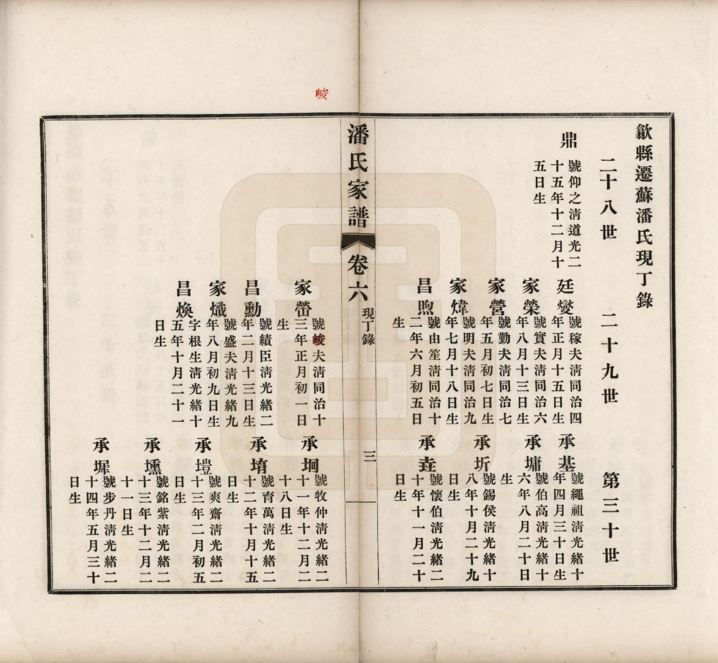 GTJP1119.潘.安徽歙县迁苏州.歙县迁苏潘氏家谱七卷.民国三年（1914）_006.pdf_第3页