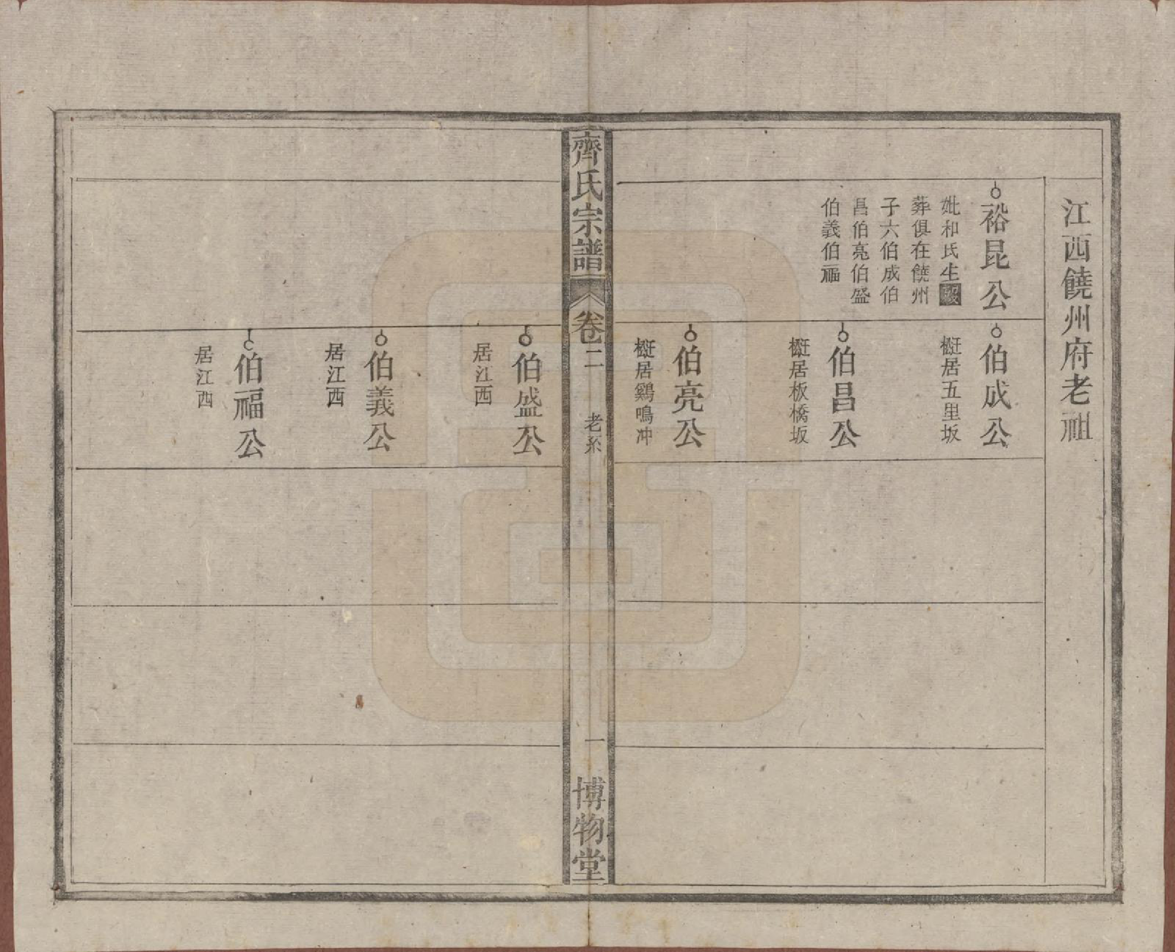 GTJP1157.齐.安徽宿松.齐氏宗谱.民国30年[1941]_002.pdf_第1页