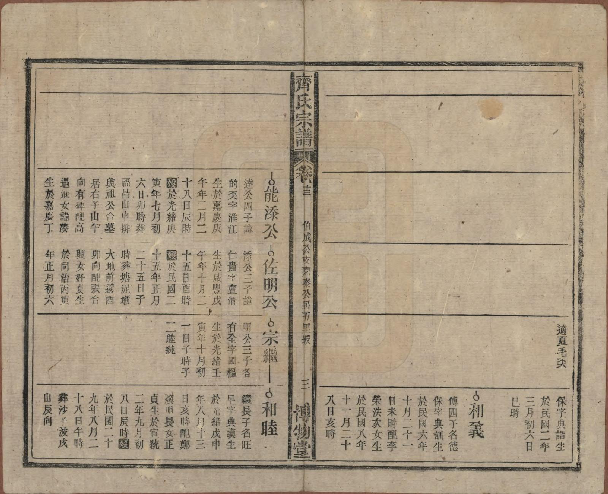 GTJP1157.齐.安徽宿松.齐氏宗谱.民国30年[1941]_013.pdf_第3页