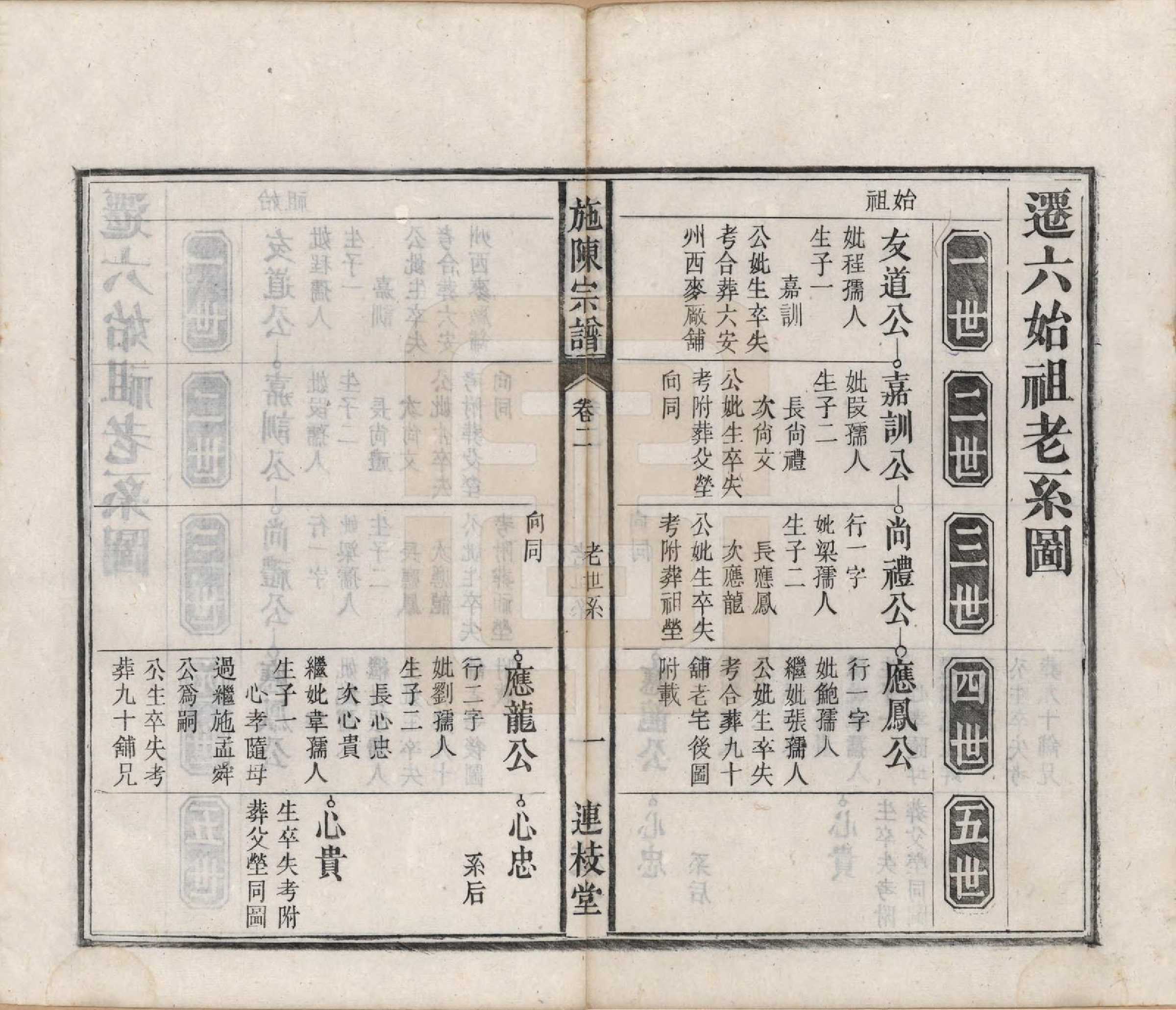 GTJP1308.施.安徽六安东乡.施陈宗谱六卷.清光绪十年（1884）_002.pdf_第3页