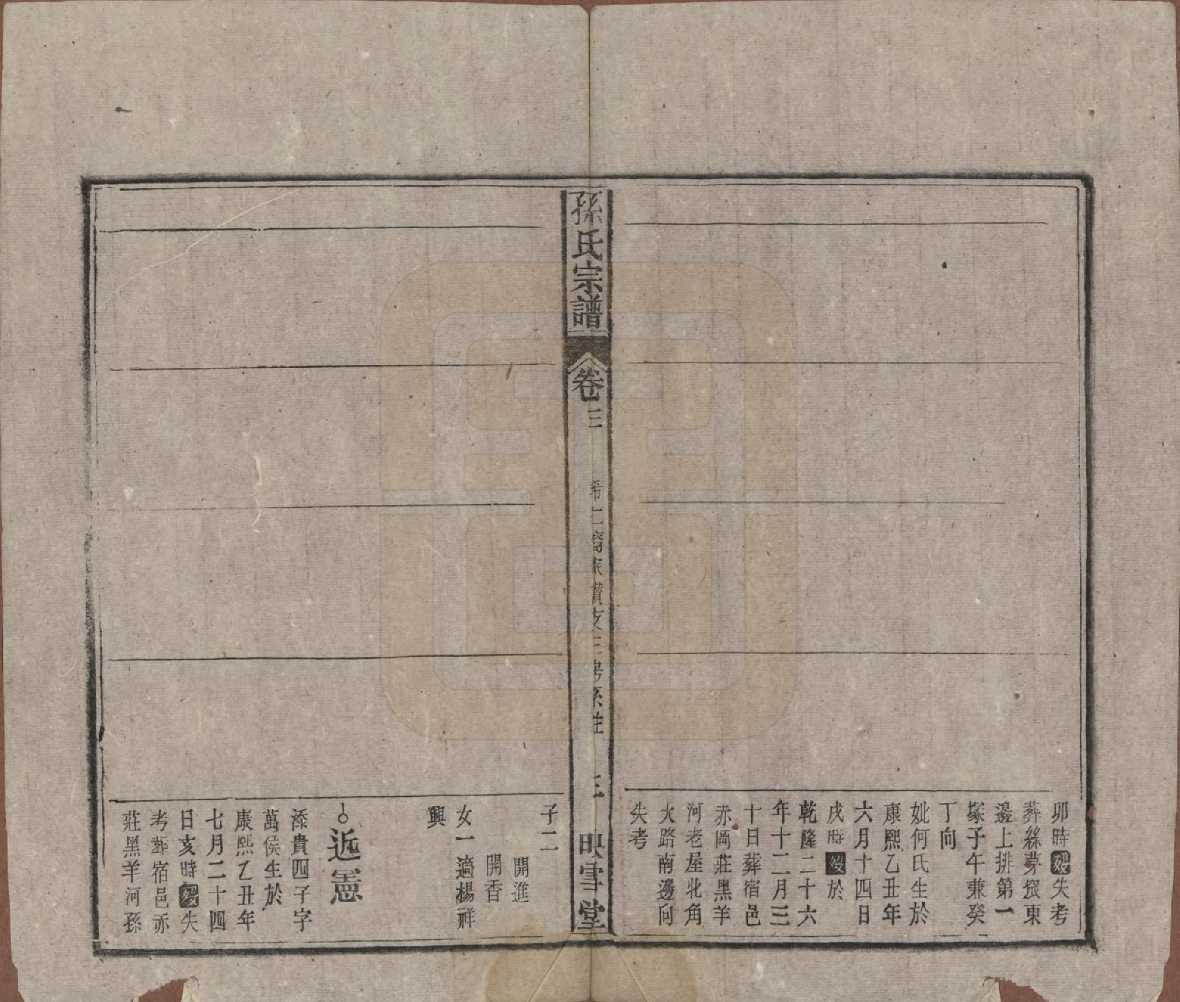 GTJP1349.孙.安徽太湖.孙氏宗谱四卷首二卷.民国九年（1920）_003.pdf_第3页