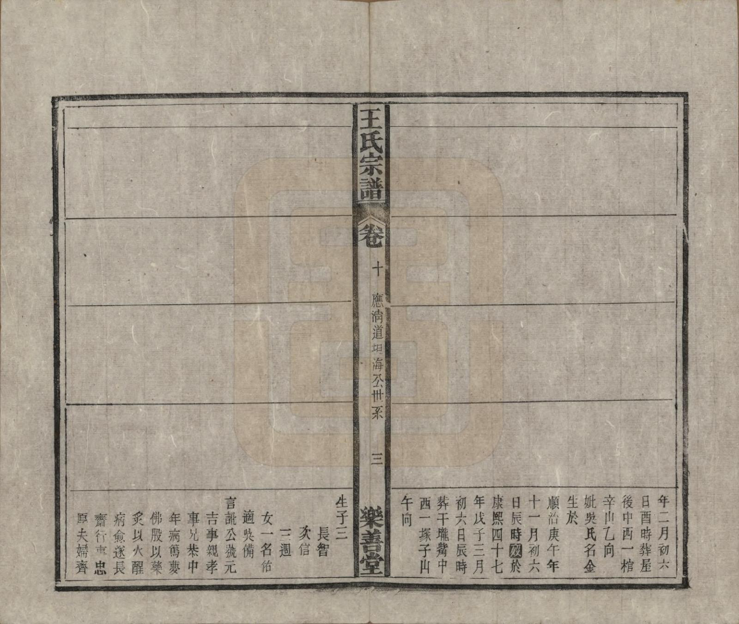 GTJP1591.王.安徽宿松.王氏宗谱十四卷首一卷.清光绪二十二年（1896）_010.pdf_第3页