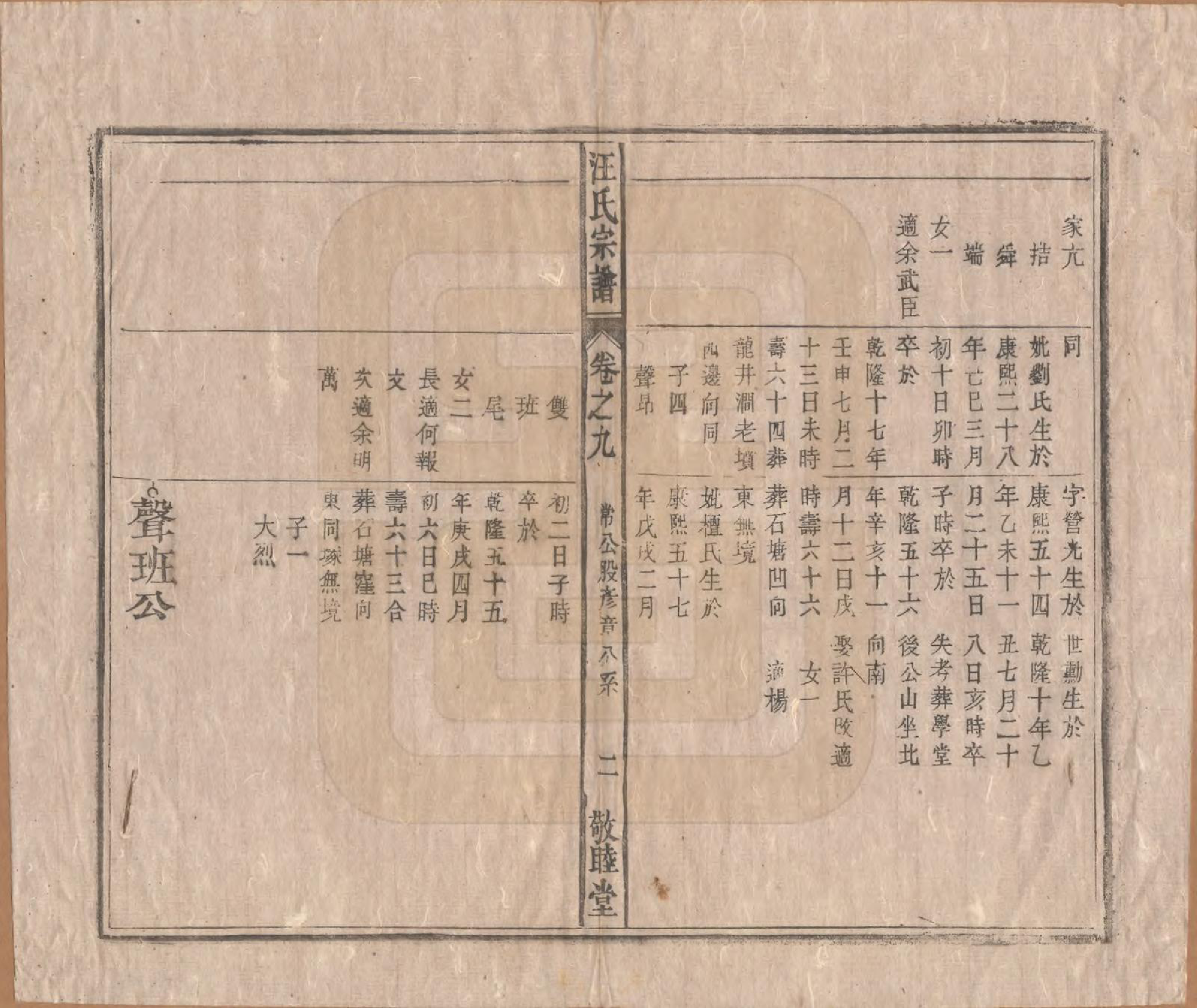 GTJP1478.汪.安徽怀宁.汪氏宗谱十五卷末二卷.清同治十年（1871）_009.pdf_第2页