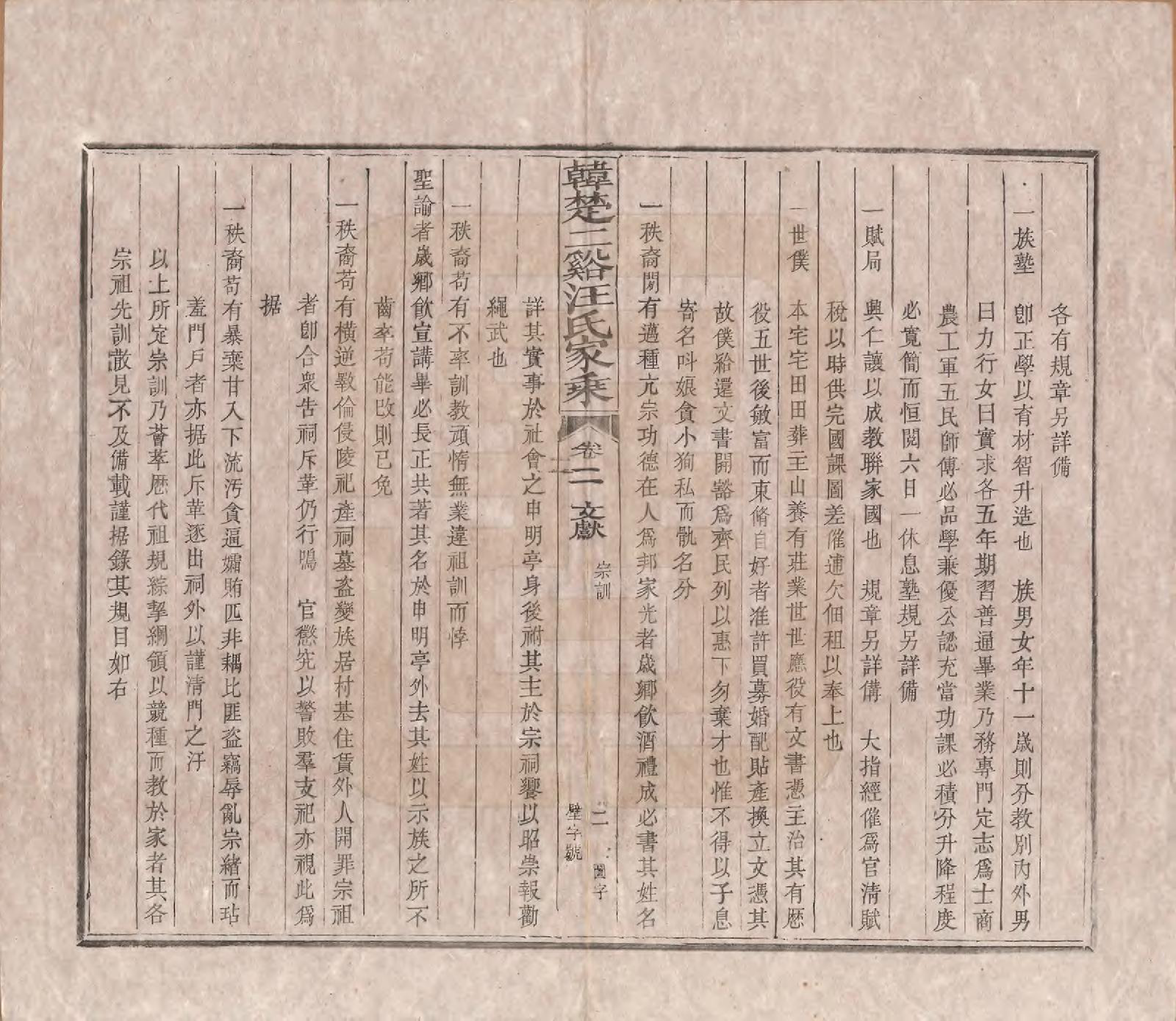 GTJP1480.汪.安徽祁门.韩楚二溪汪氏家乘十卷首一卷.清宣统二年（1910）_002.pdf_第3页