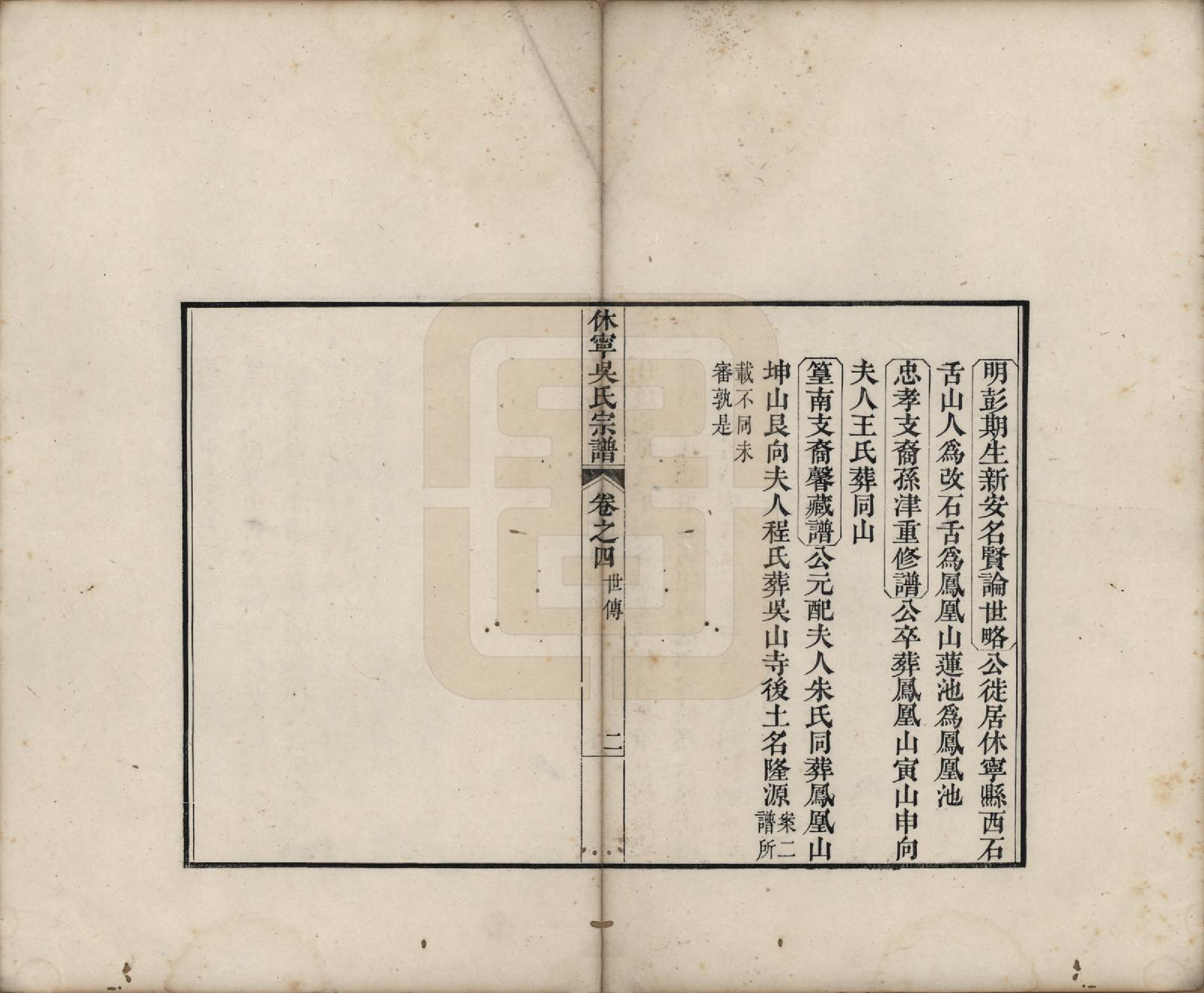 GTJP1709.吴.安徽休宁.休宁厚田吴氏宗谱六卷.清乾隆五十二年（1781）_004.pdf_第2页