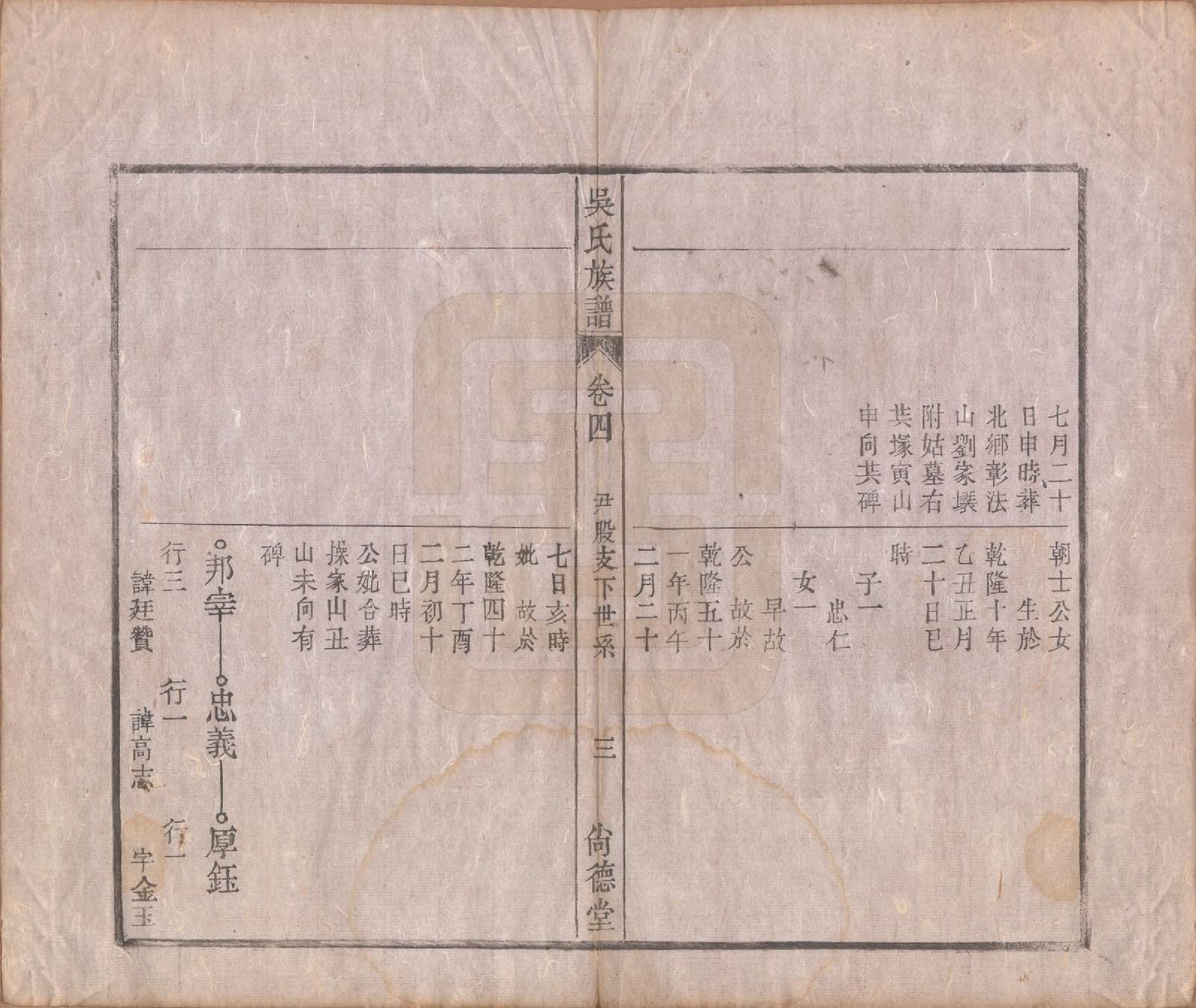 GTJP1710.吴.安徽潜山.吴氏宗谱六卷.清同治八年（1869）_004.pdf_第3页