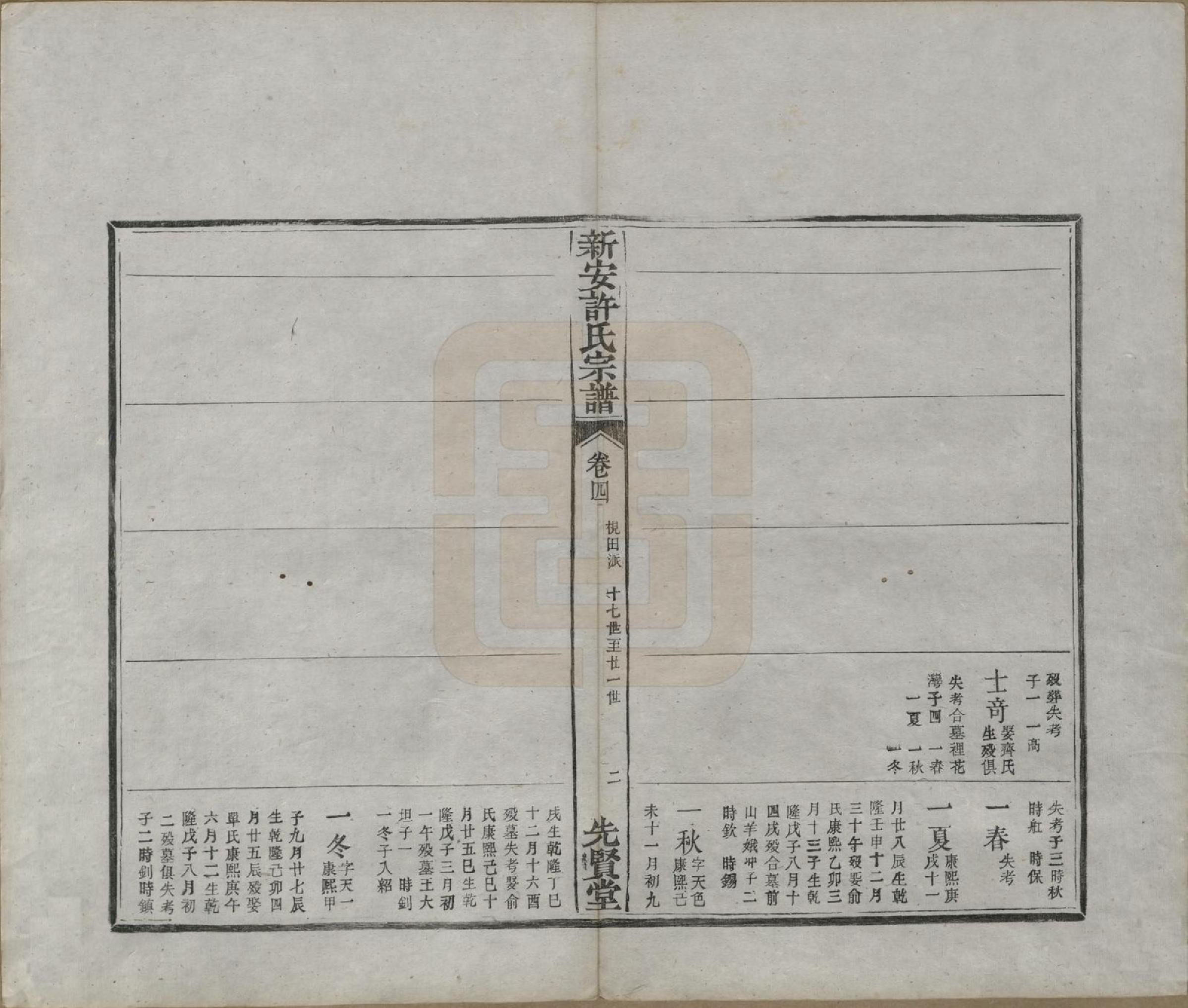 GTJP1910.许.安徽徽州.新安许氏宗谱四卷首一卷末一卷.清光绪十七年（1891）_004.pdf_第2页