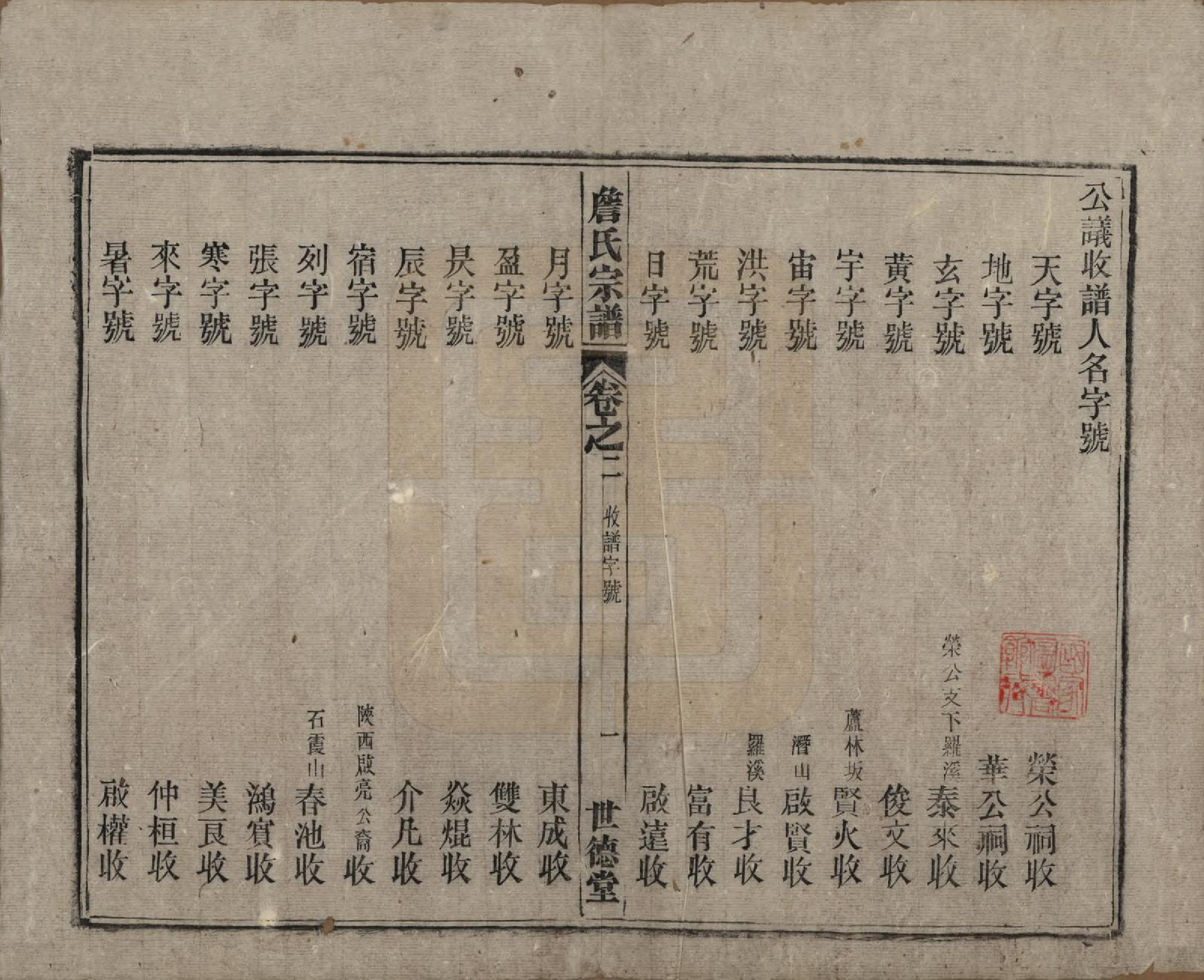 GTJP2077.詹.安徽太湖.詹氏宗谱.民国10年[1921]_002.pdf_第1页