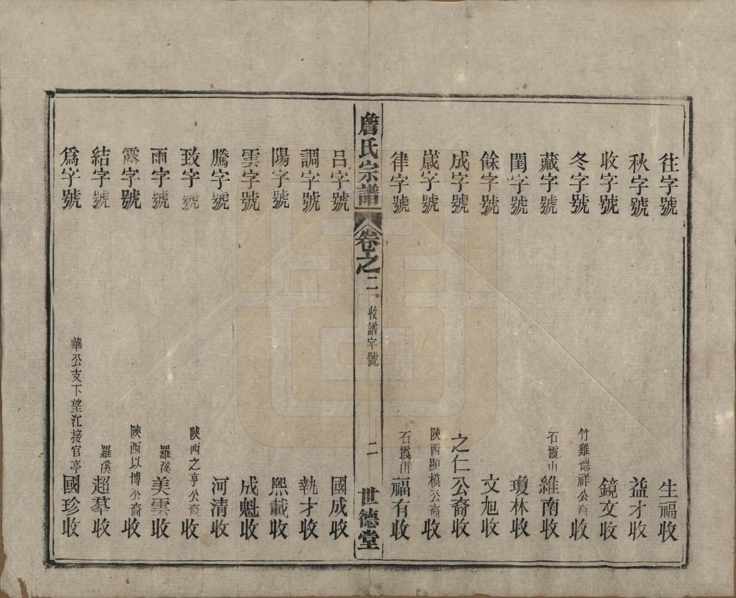 GTJP2077.詹.安徽太湖.詹氏宗谱.民国10年[1921]_002.pdf_第2页