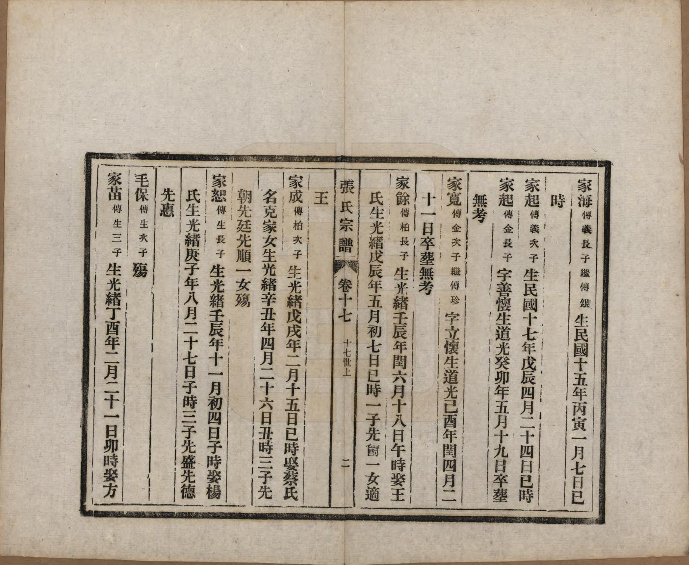 GTJP2089.张.安徽桐城.张氏宗谱.民国二十二年（1933）_017.pdf_第2页